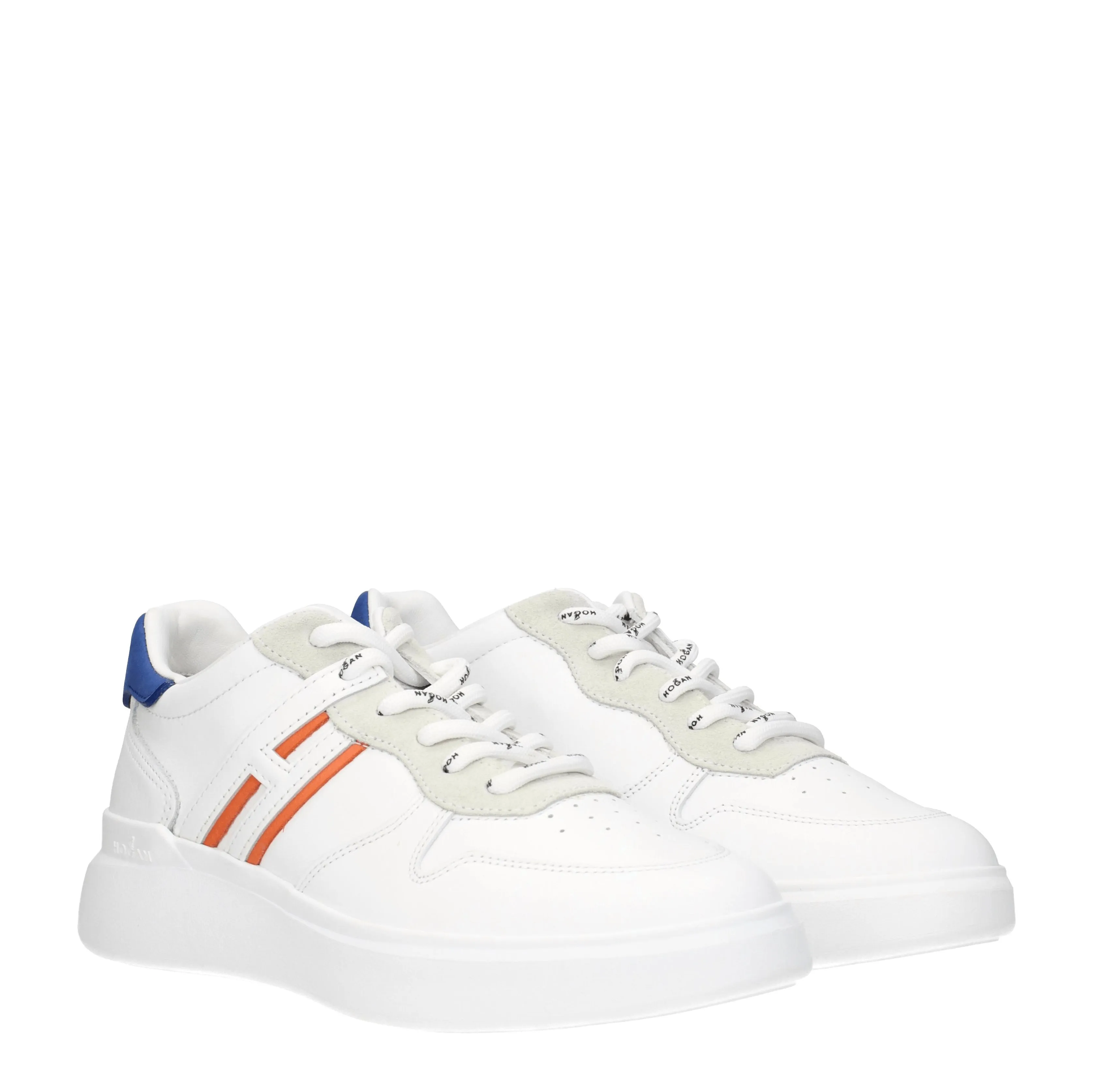 Hogan Sneakers H580 memory foam Uomo Pelle Bianco/Blu