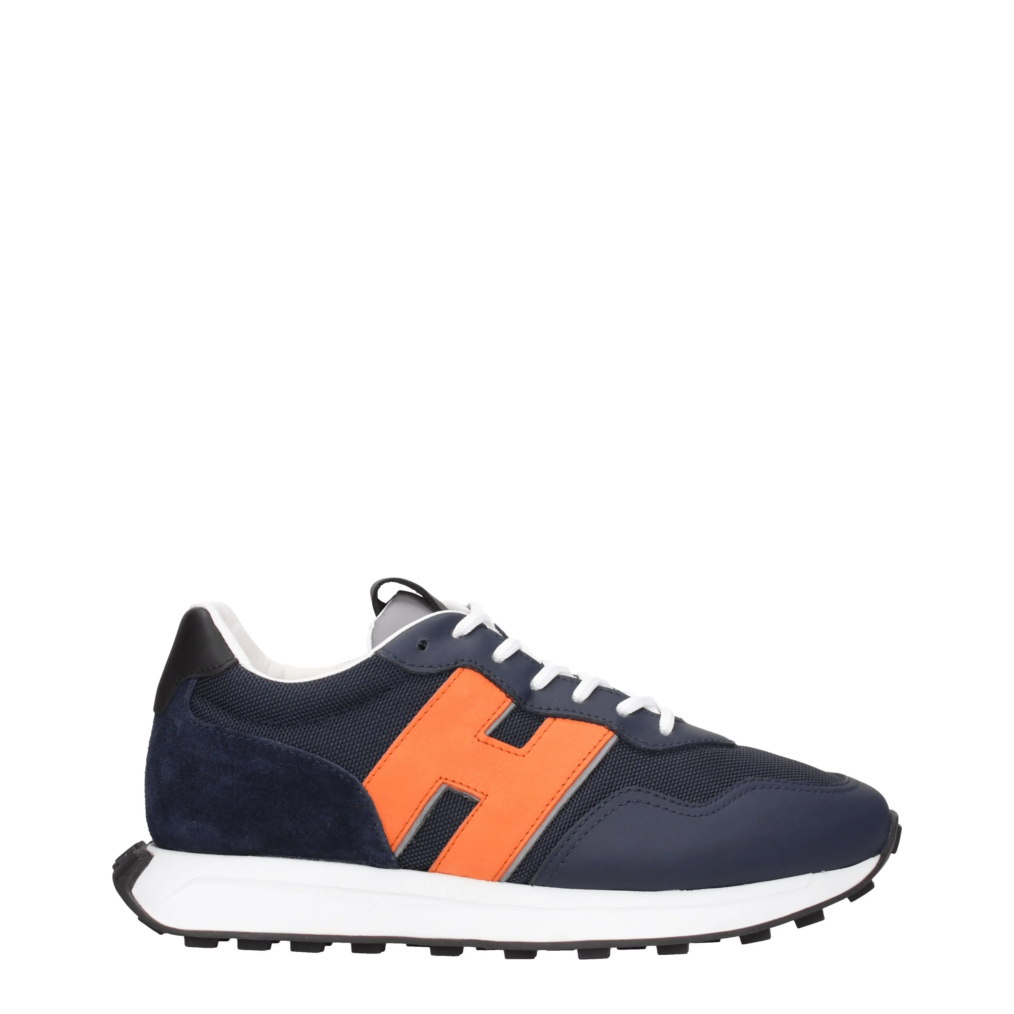 Hogan Sneakers H601 memory foam  Uomo Tessuto Blu/Arancione