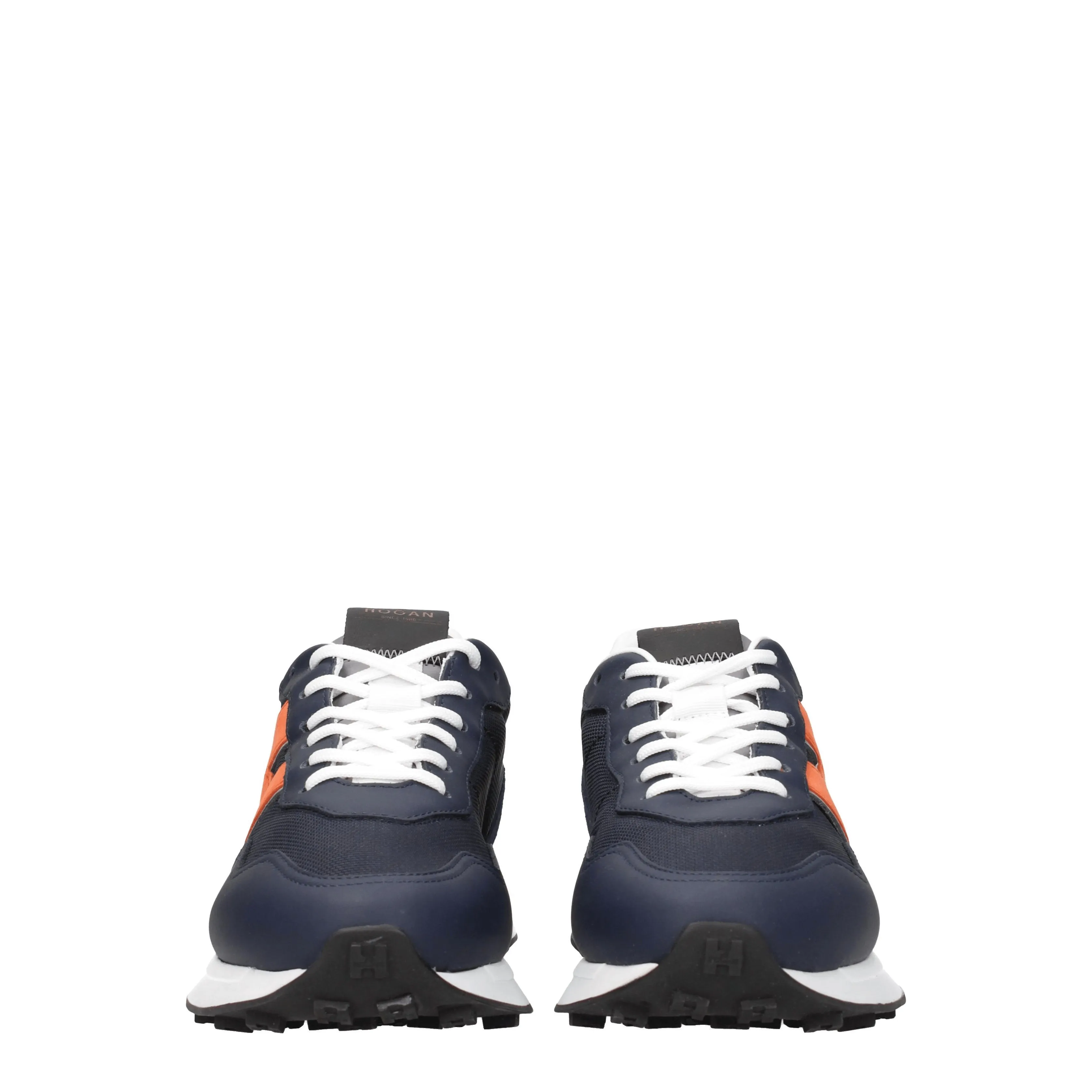 Hogan Sneakers H601 memory foam  Uomo Tessuto Blu/Arancione