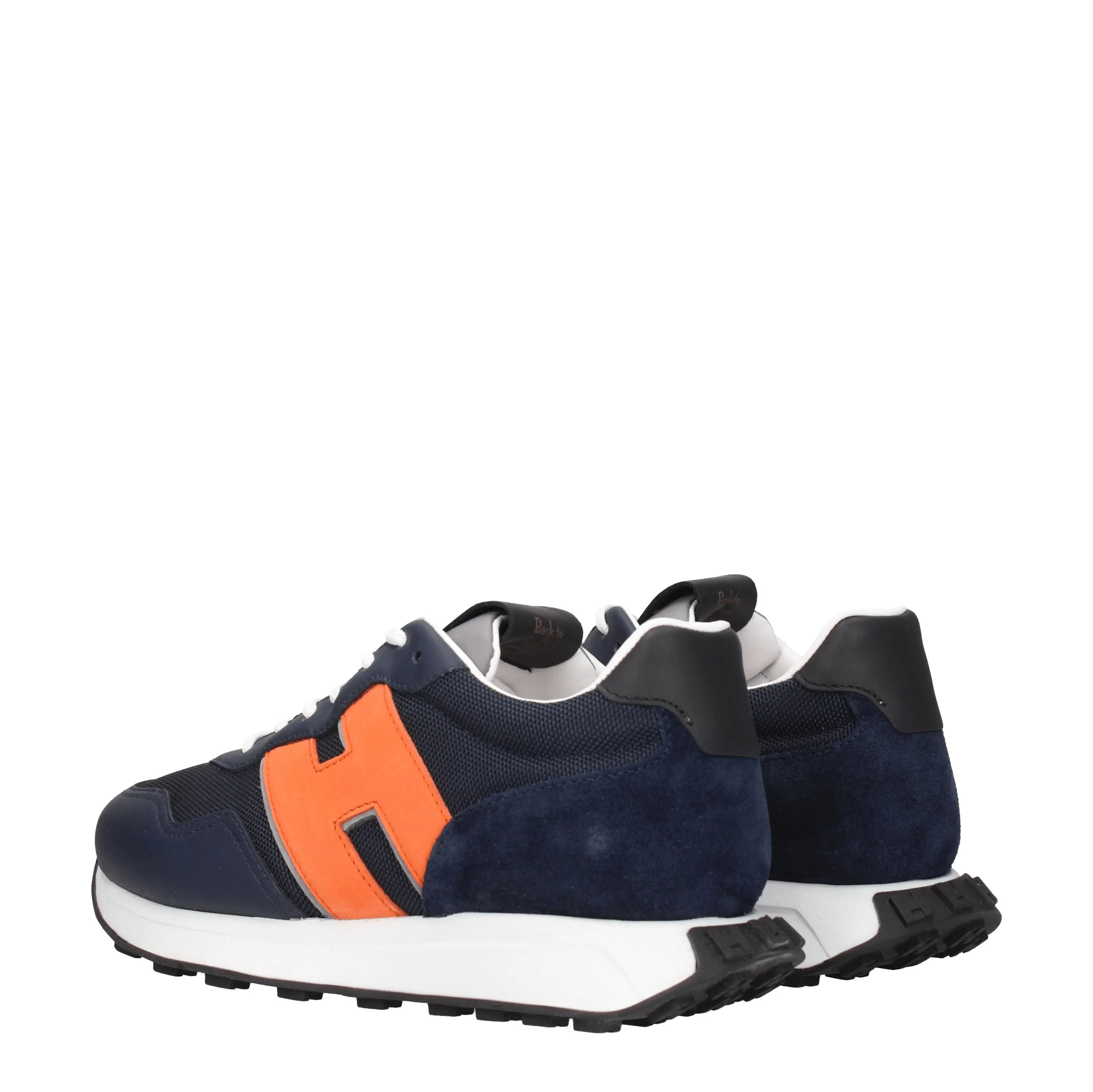 Hogan Sneakers H601 memory foam  Uomo Tessuto Blu/Arancione