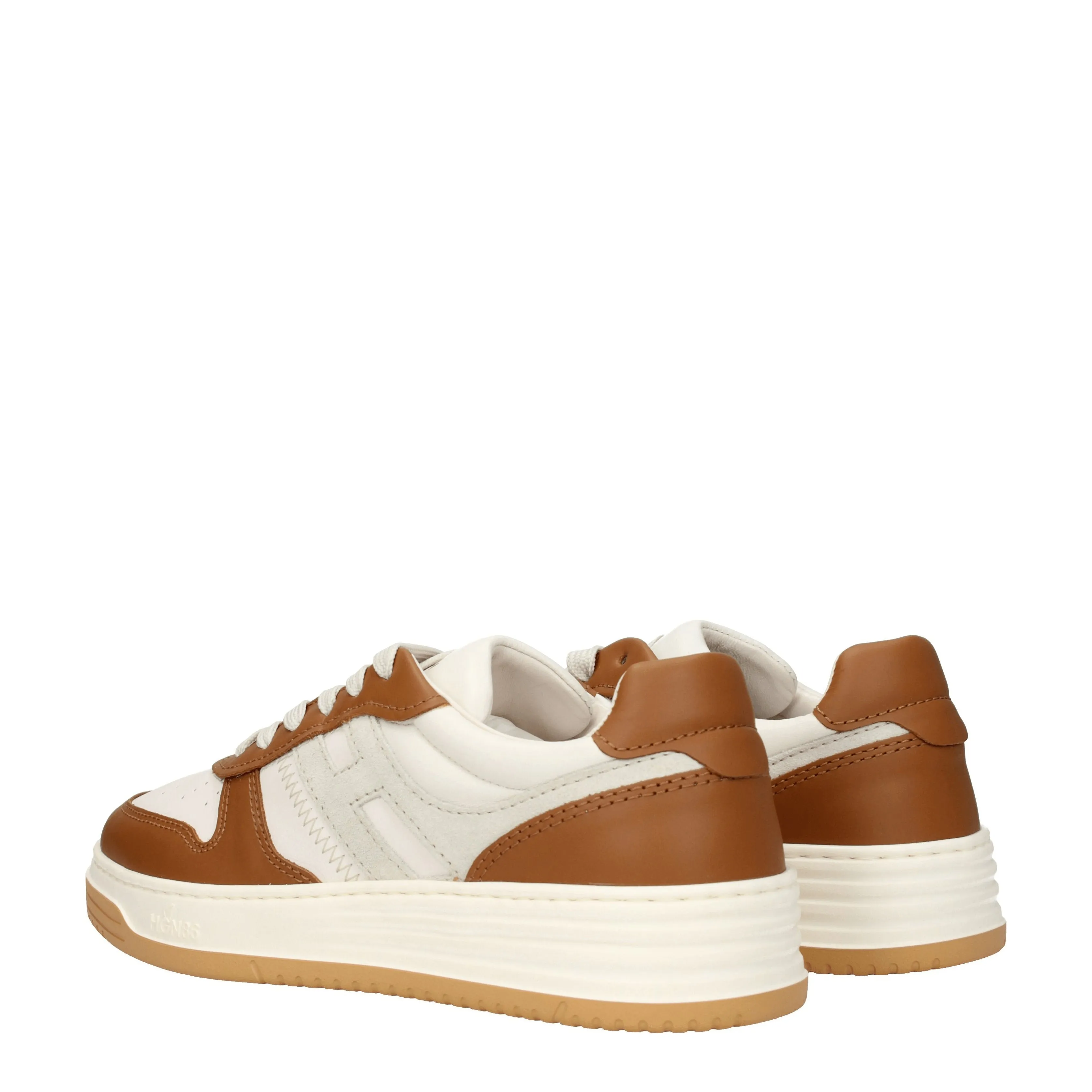 Hogan Sneakers H630 memory foam Uomo Pelle Bianco/Marrone