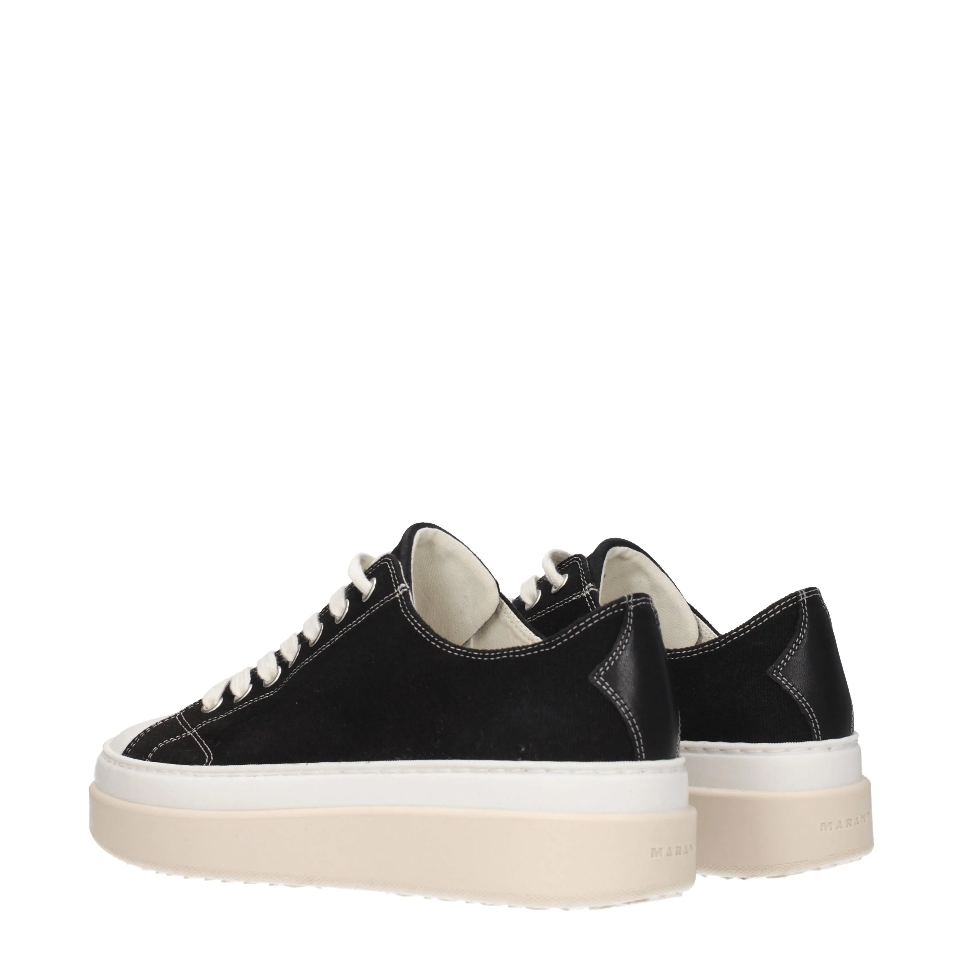 Isabel Marant Sneakers Uomo Tessuto Nero
