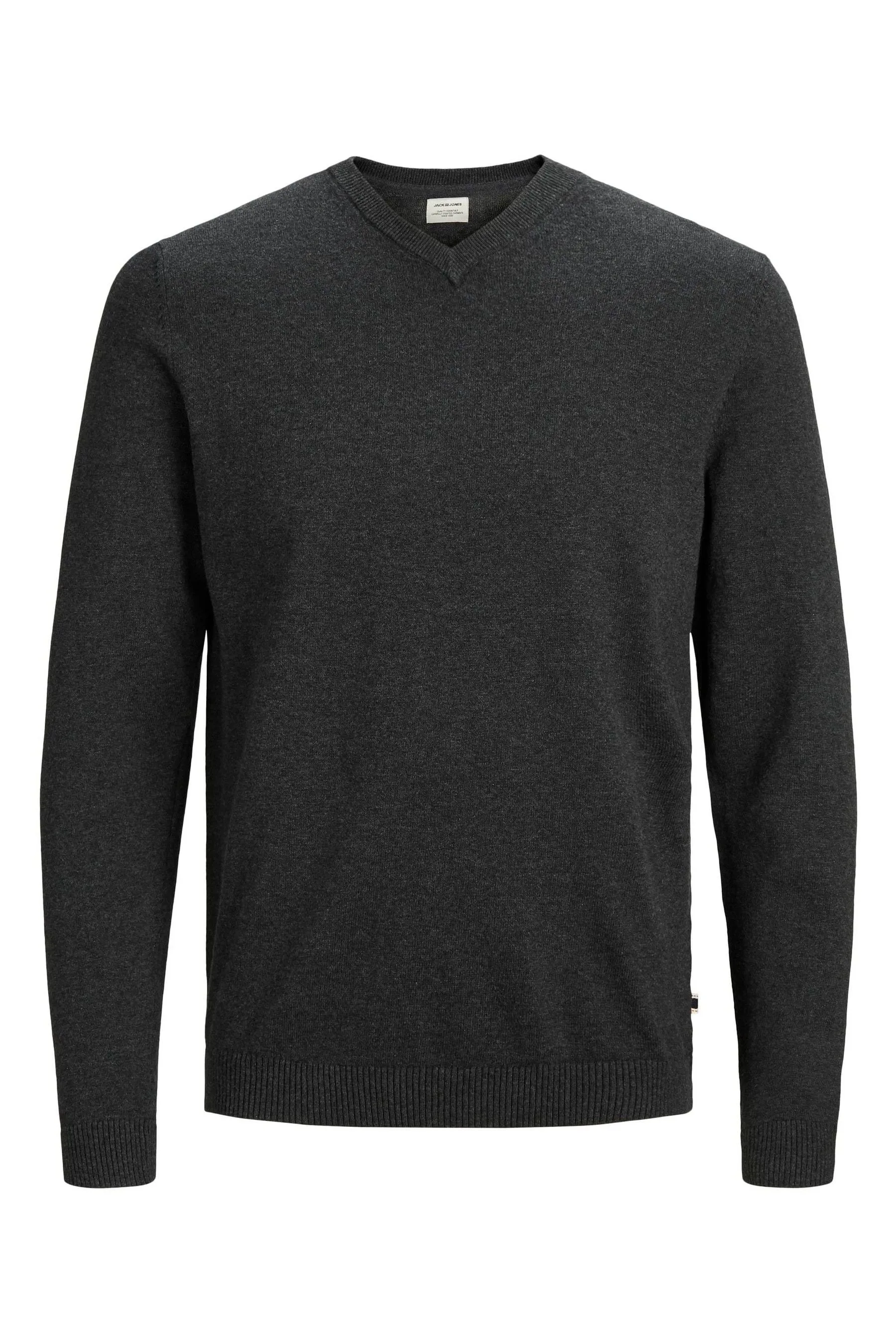 Jack & Jones 100% cotone Maglione lavorato a V    
