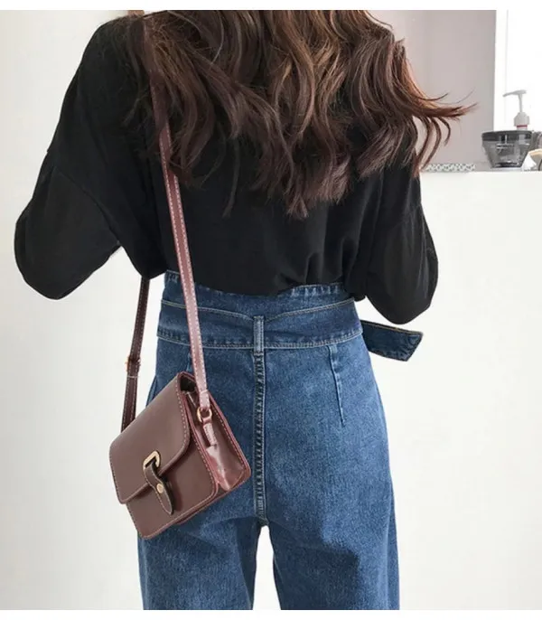 Jeans a vita alta asimmetrik