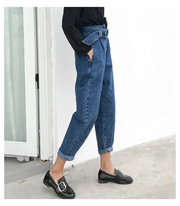 Jeans a vita alta asimmetrik