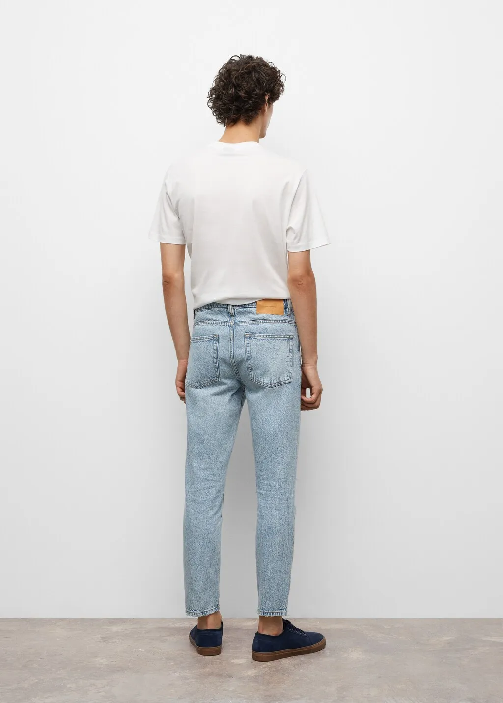 Jeans diritti altezza caviglia