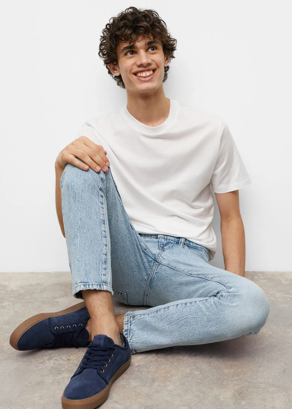 Jeans diritti altezza caviglia