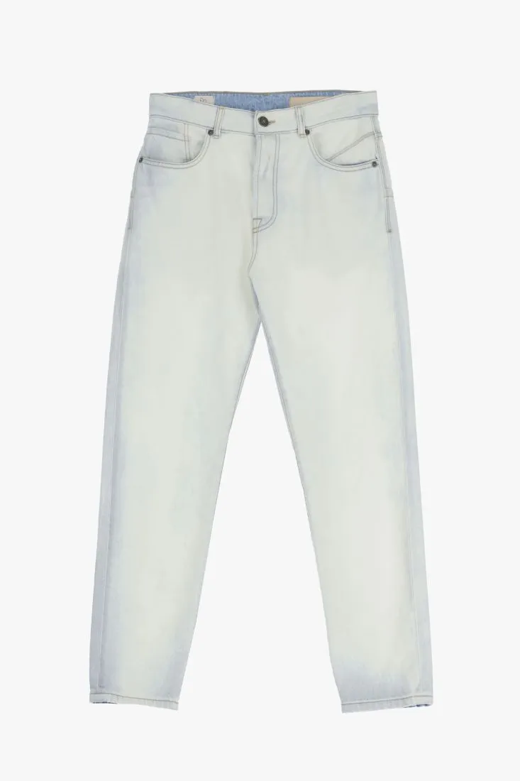 Jeans slim-fit in puro cotone con cinque tasche