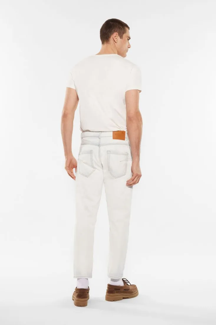 Jeans slim-fit in puro cotone con cinque tasche