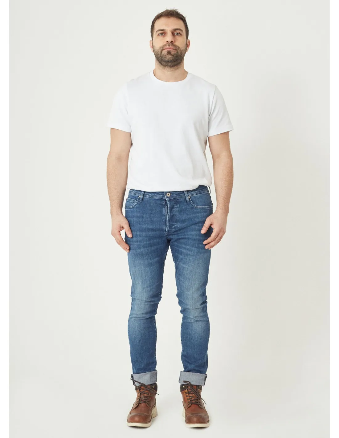 JEANS UOMO IN COTONE BIOLOGICO "MINO"