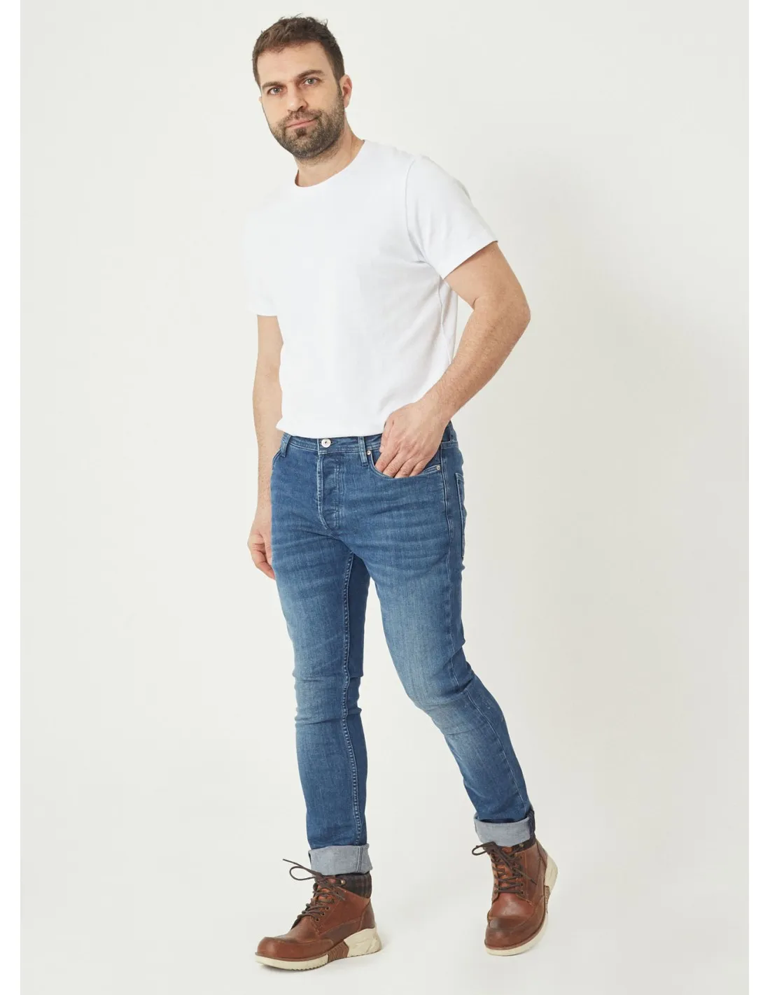 JEANS UOMO IN COTONE BIOLOGICO "MINO"