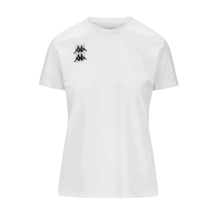 Kappa maglietta manica corta da donna Kombat Padel Fitasi 361L49W 001 bianco