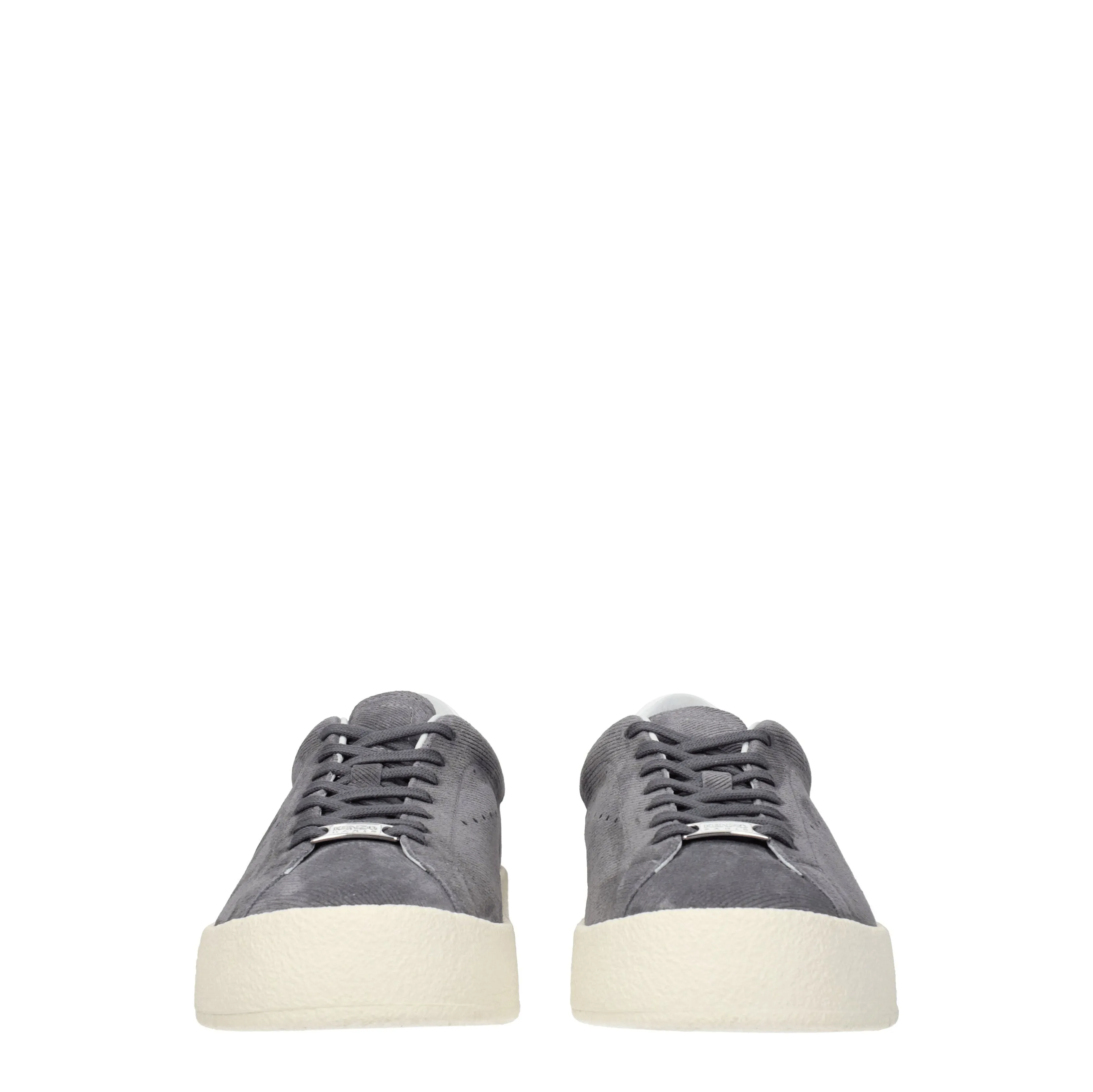 Kenzo Sneakers Uomo Camoscio Grigio/Ghiaia