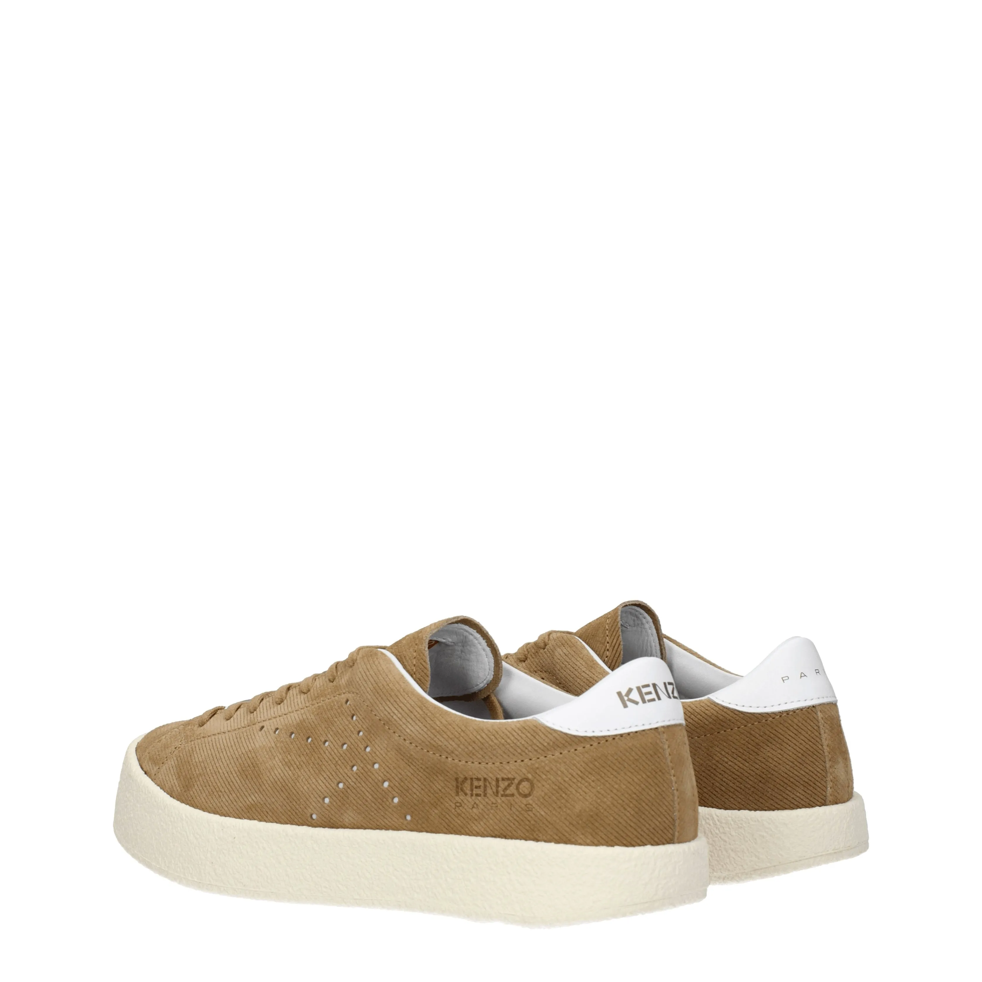 Kenzo Sneakers Uomo Camoscio Marrone