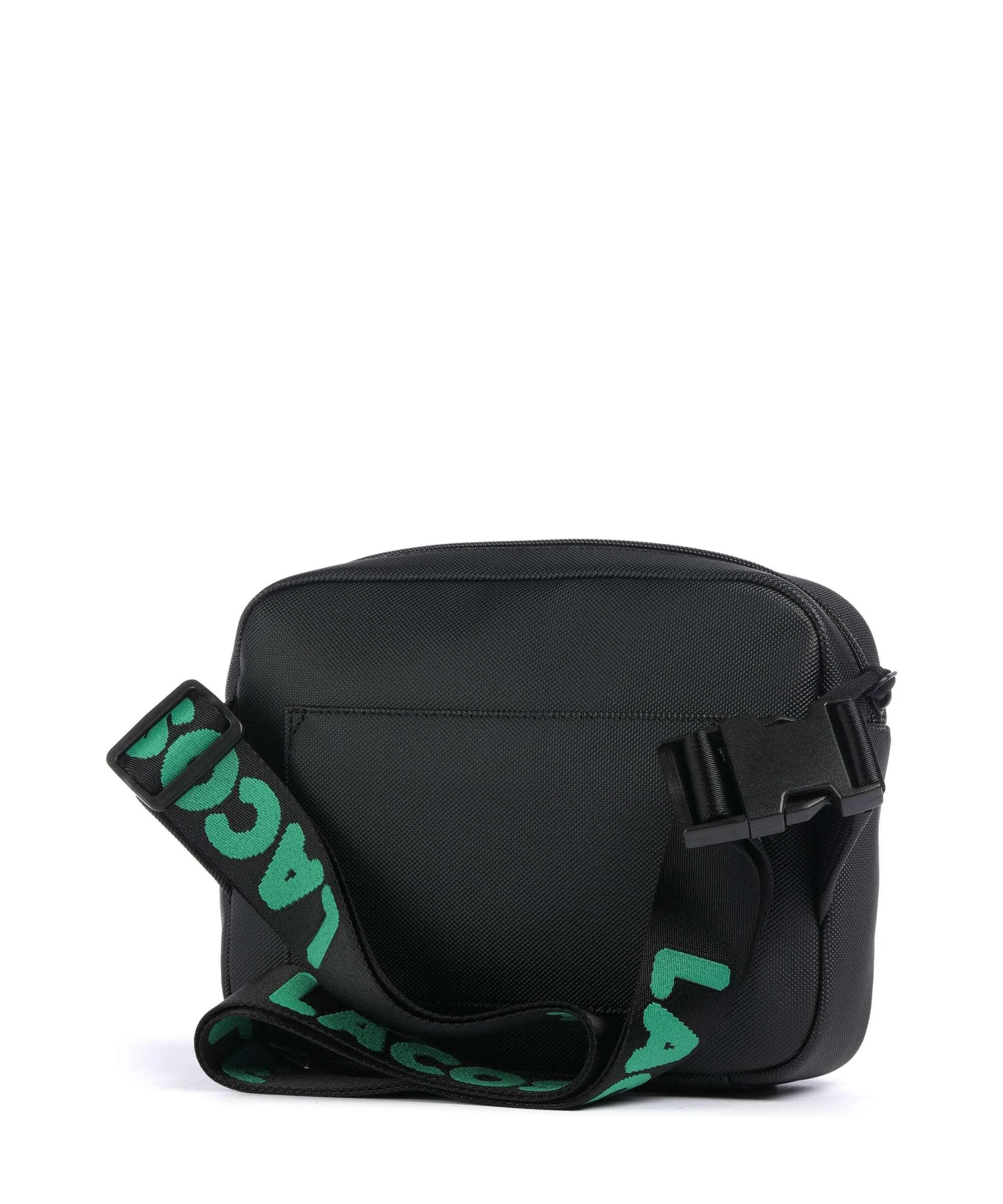 Lacoste LCST Borsa a tracolla plastica nero  