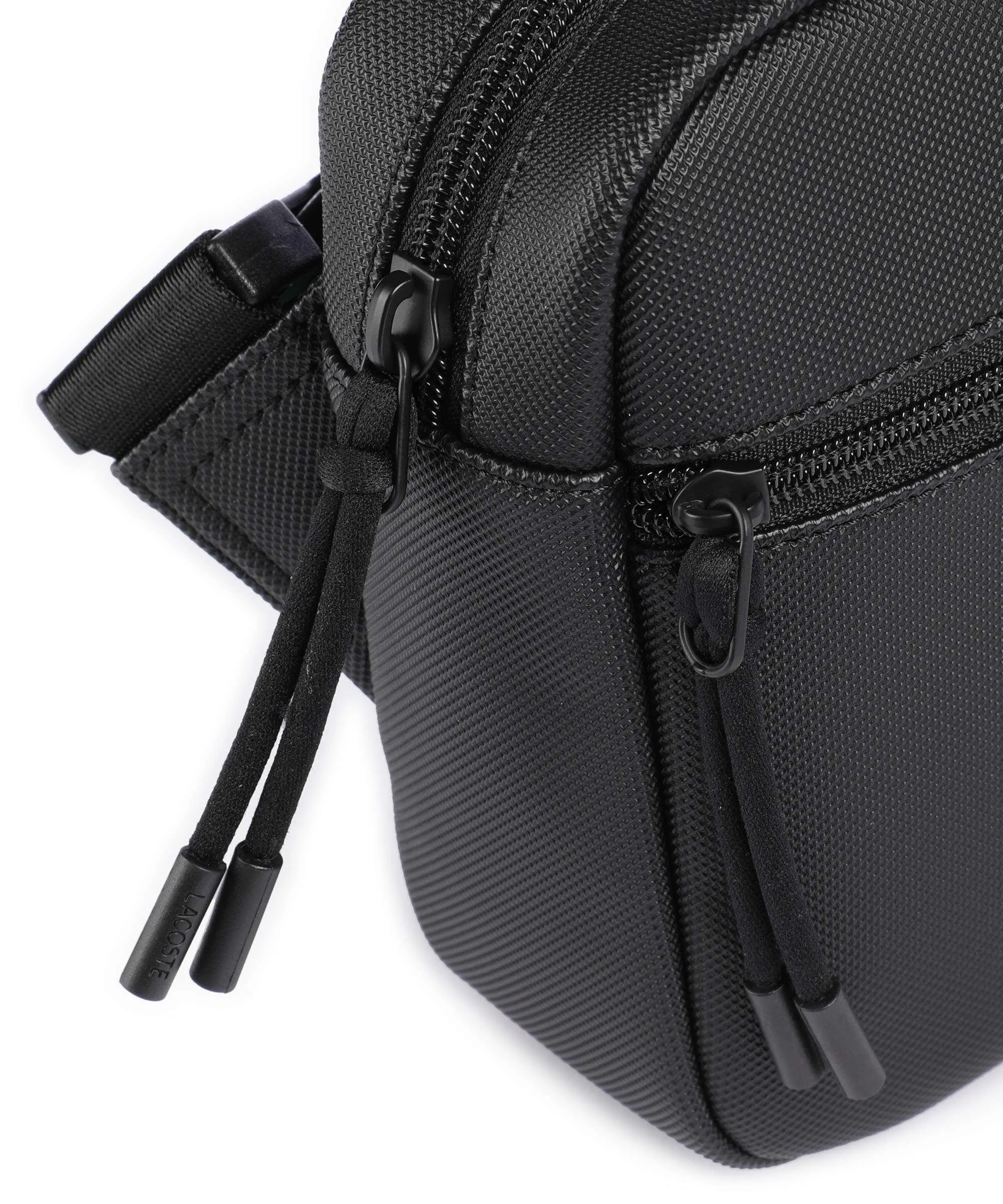  Lacoste LCST Borsa a tracolla plastica nero  