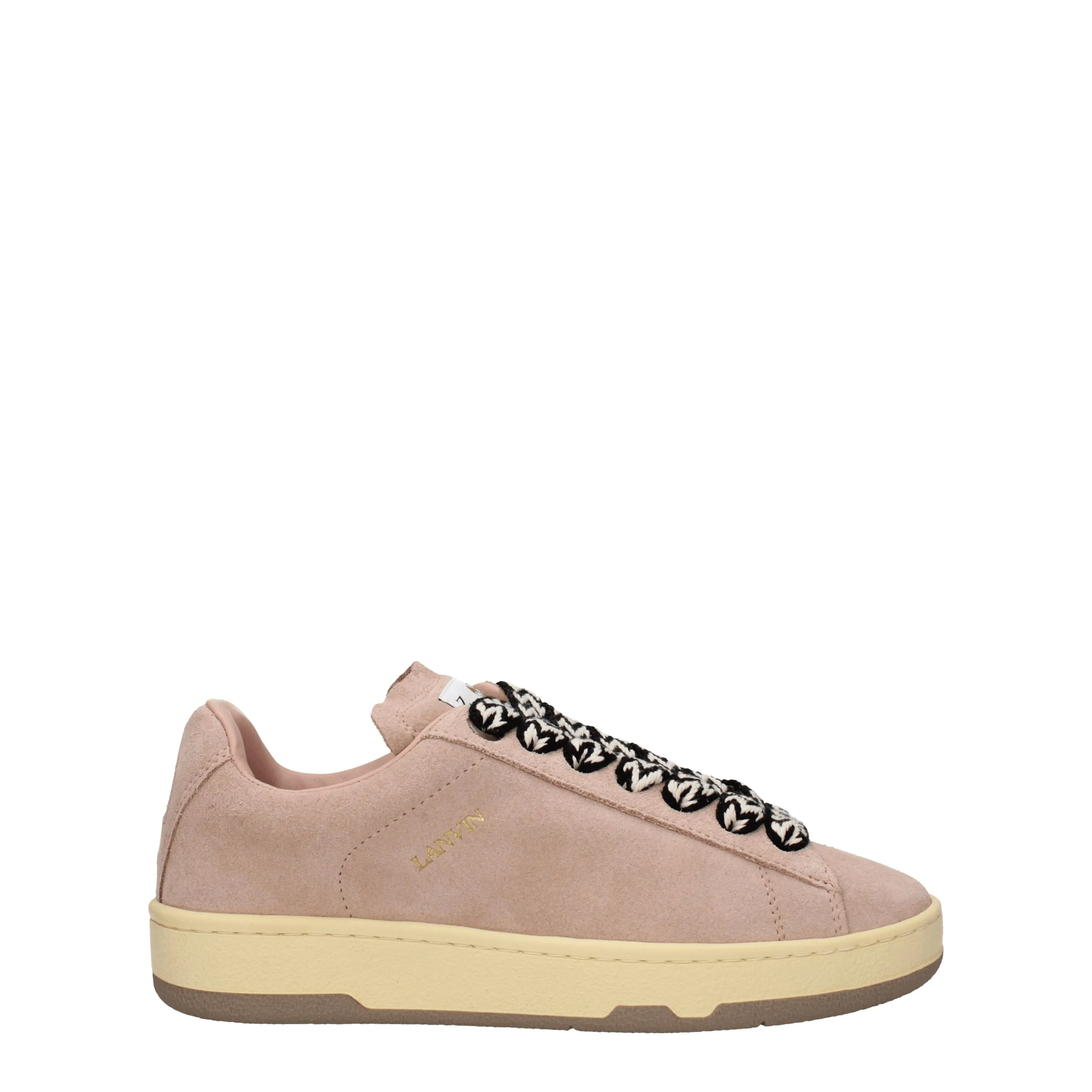 Lanvin Sneakers Curb Donna Camoscio Rosa