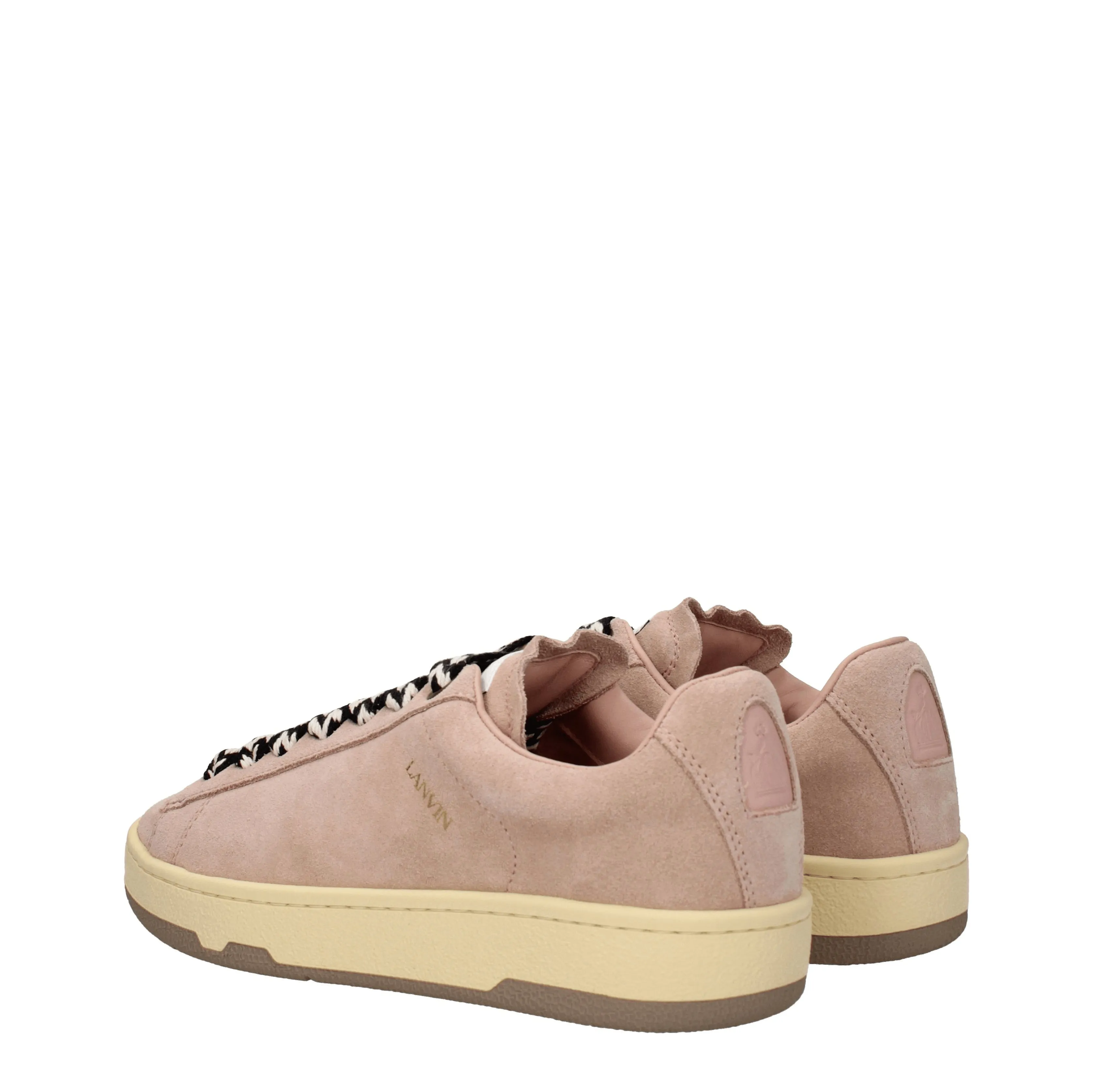 Lanvin Sneakers Curb Donna Camoscio Rosa