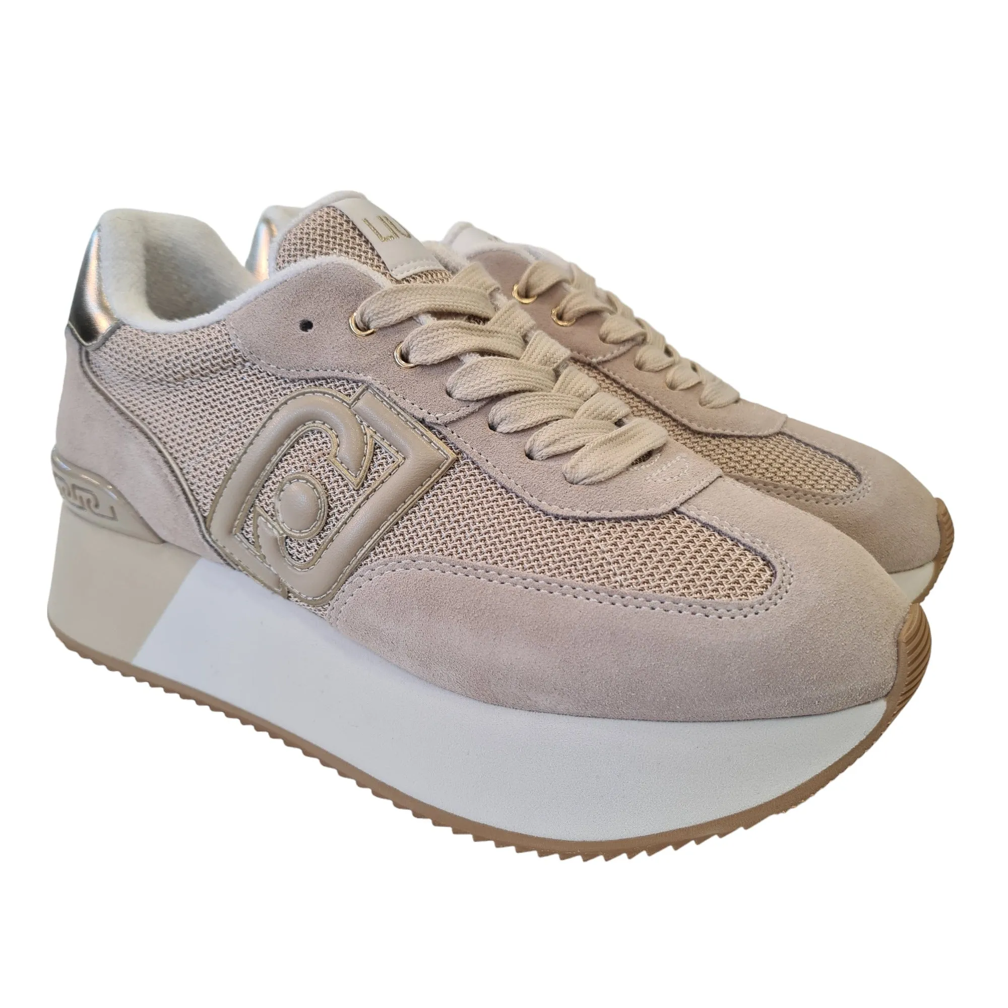 Liu-Jo Sneakers Donna Beige-Oro Rif.808
