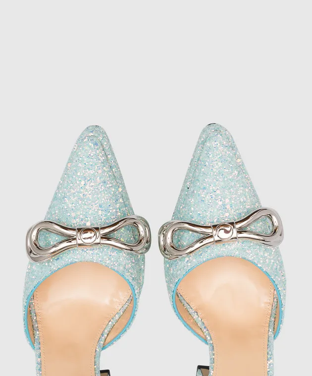Mach&Mach Scarpe blu con glitter SHBLUE