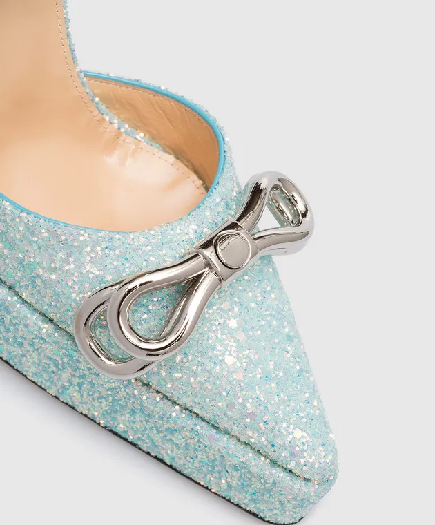 Mach&Mach Scarpe blu con glitter SHBLUE