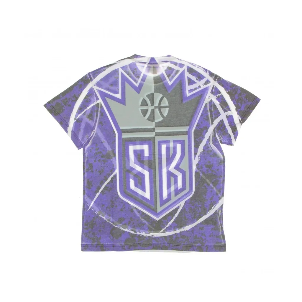 MAGLIETTA UOMO NBA JUMBOTRON TEE HARDWOOD CLASSICS SACKIN PURPLE/ORIGINAL TEAM COLORS