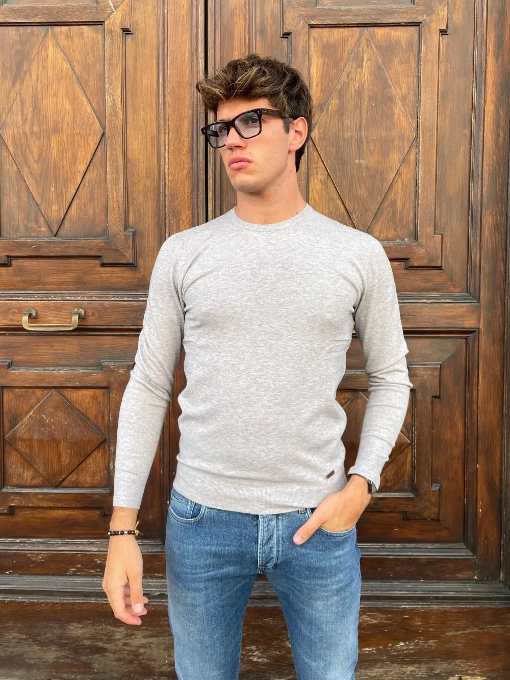 Maglione girocollo basic gl