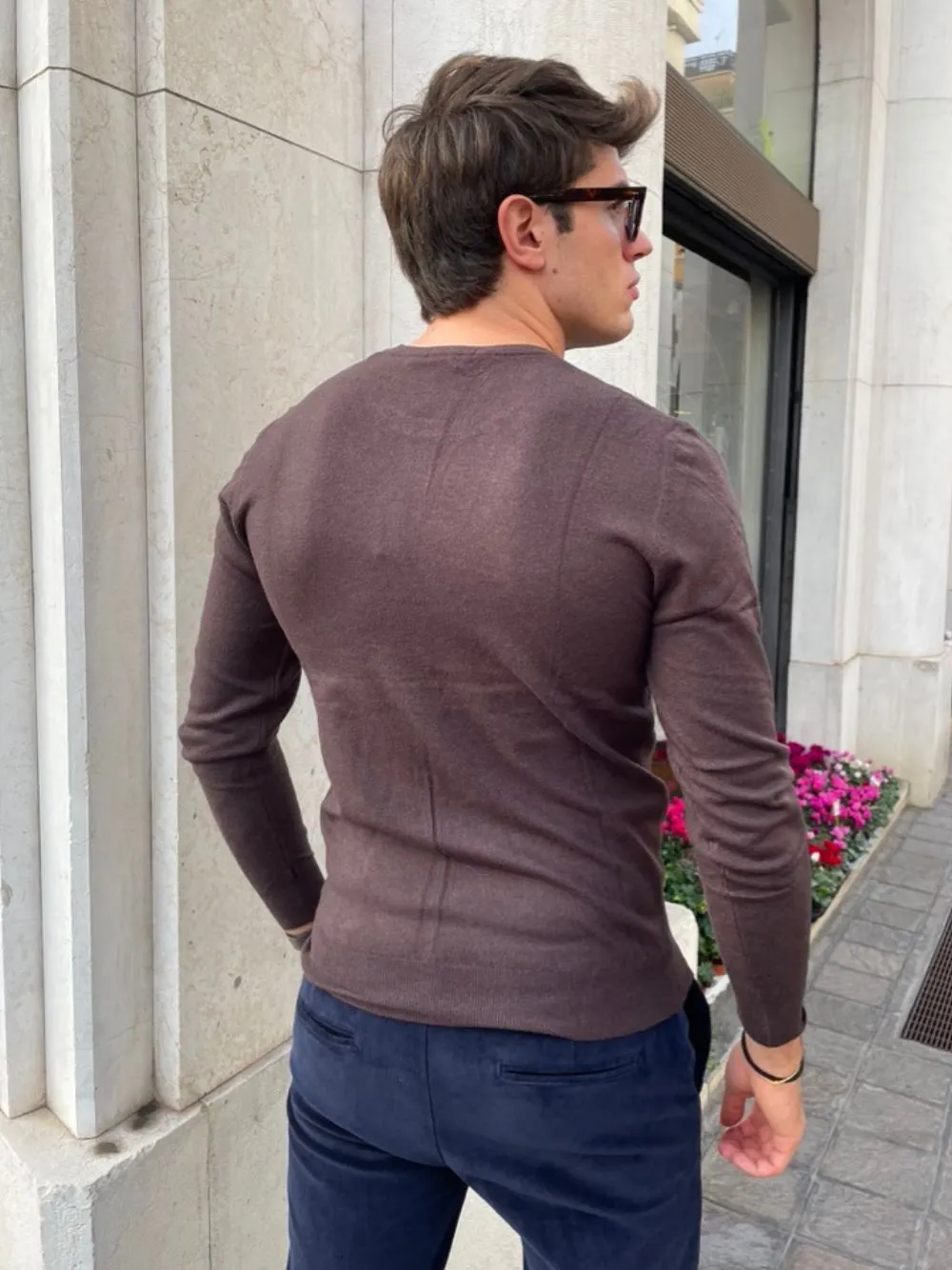 Maglione girocollo basic gl