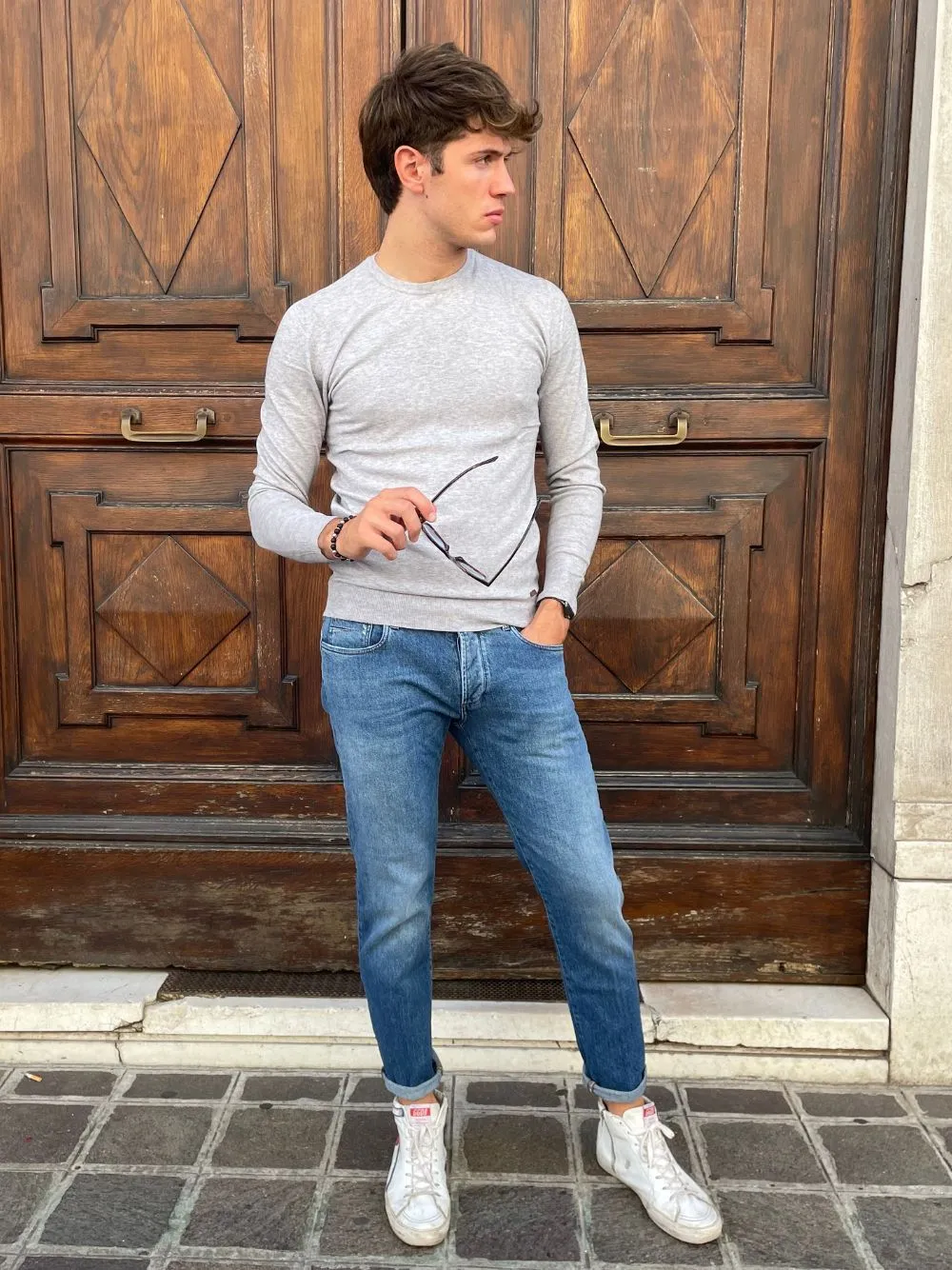Maglione girocollo basic gl