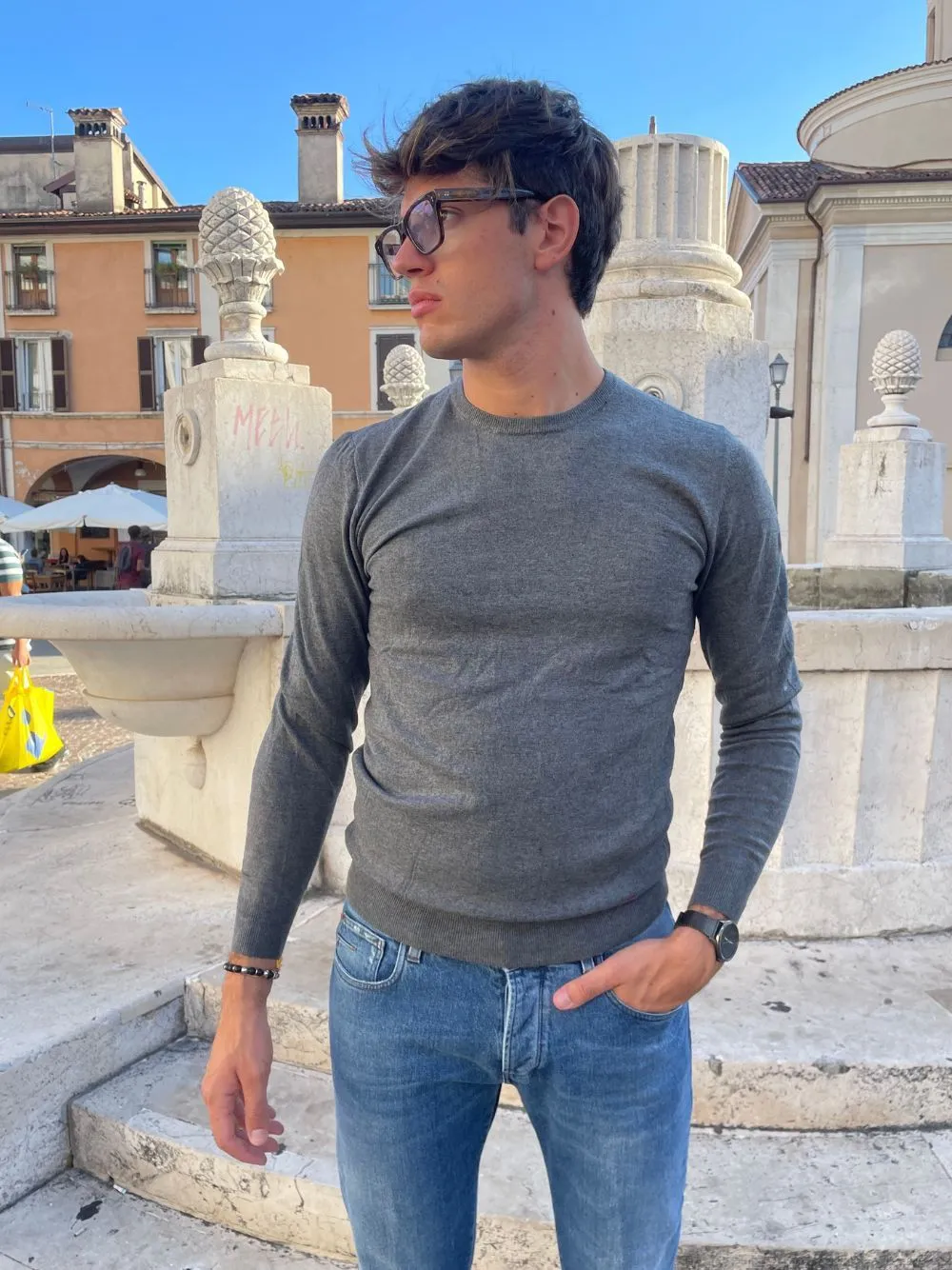 Maglione girocollo basic gl