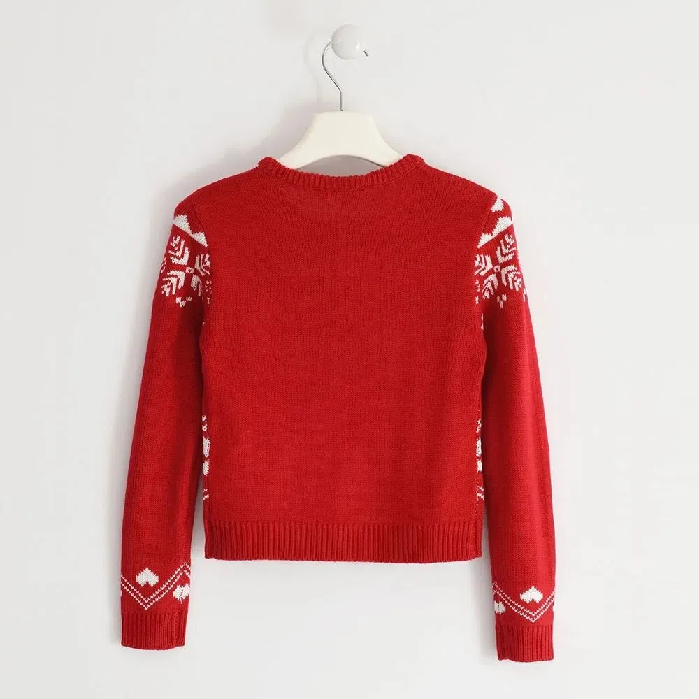 maglione girocollo natalizio 4.5661 ragazza ido 