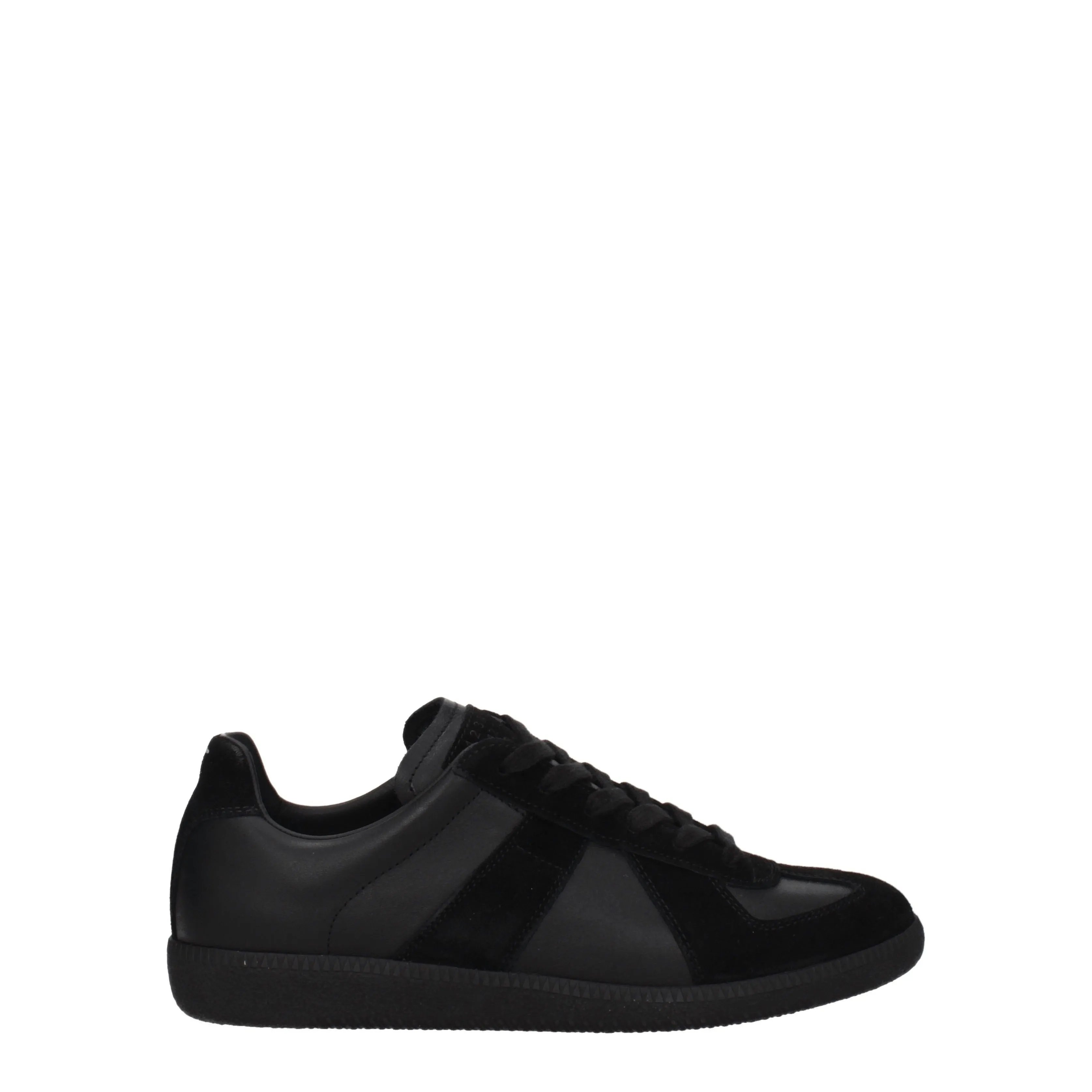 Maison Margiela Sneakers Uomo Pelle Nero/Nero