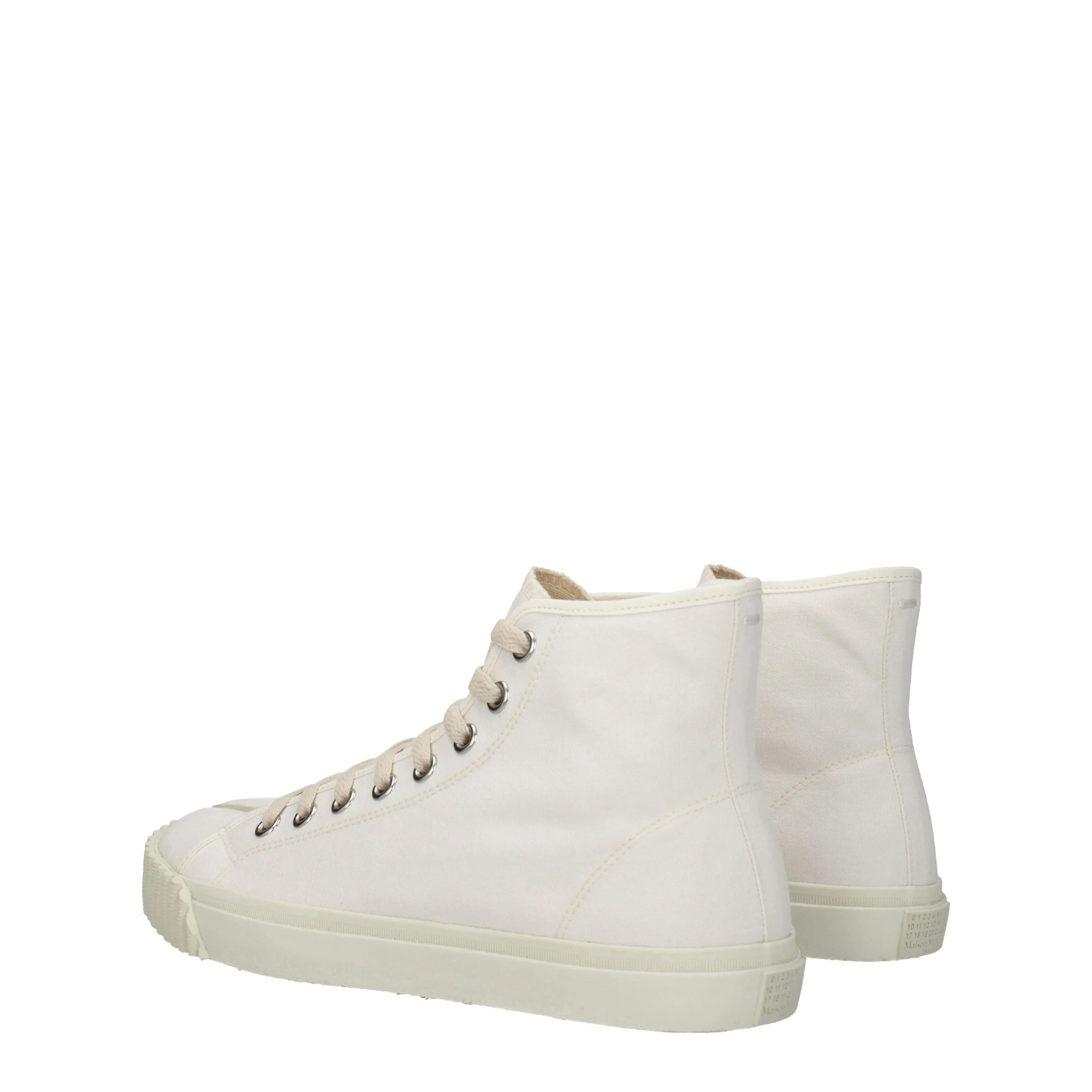 Maison Margiela Sneakers Uomo Tessuto Bianco/Beige