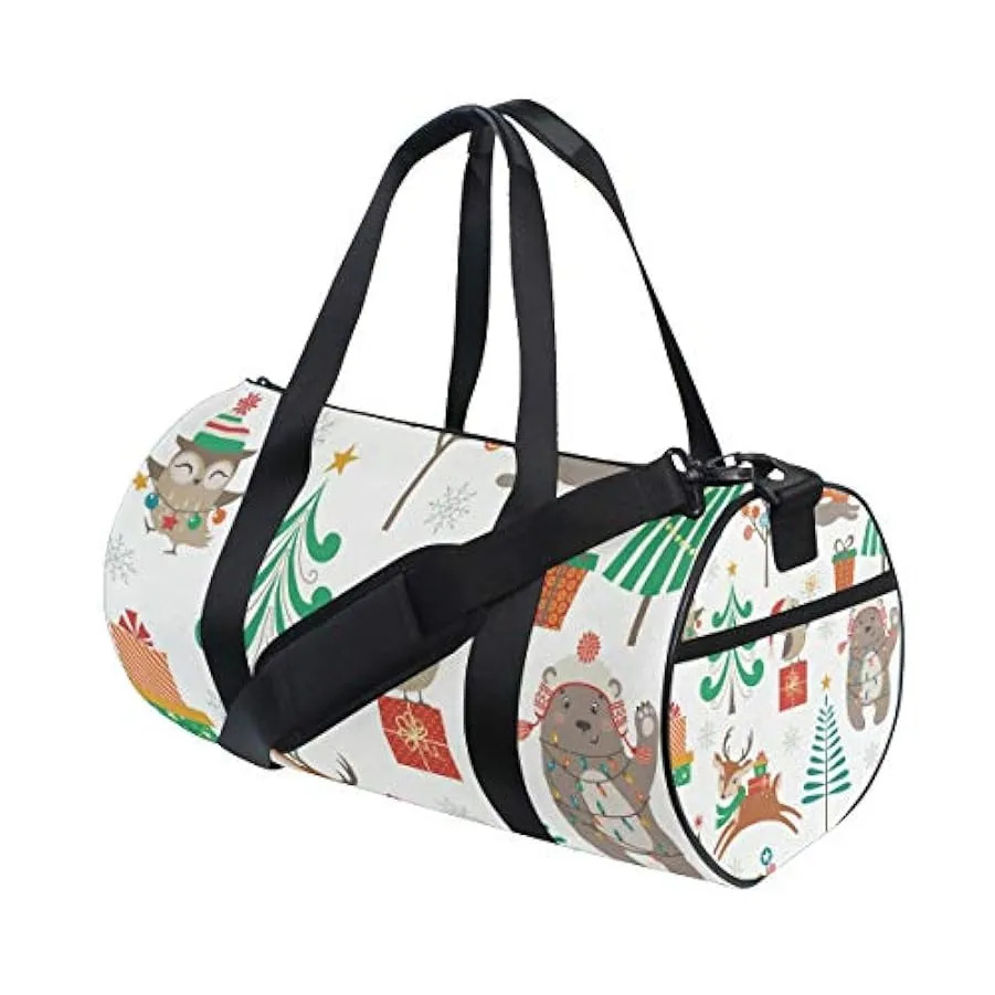 MALPLENA Animali di Natale Tamburo palestra borsone donne Borsa da viaggio 152698120