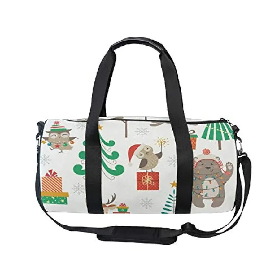 MALPLENA Animali di Natale Tamburo palestra borsone donne Borsa da viaggio 152698120