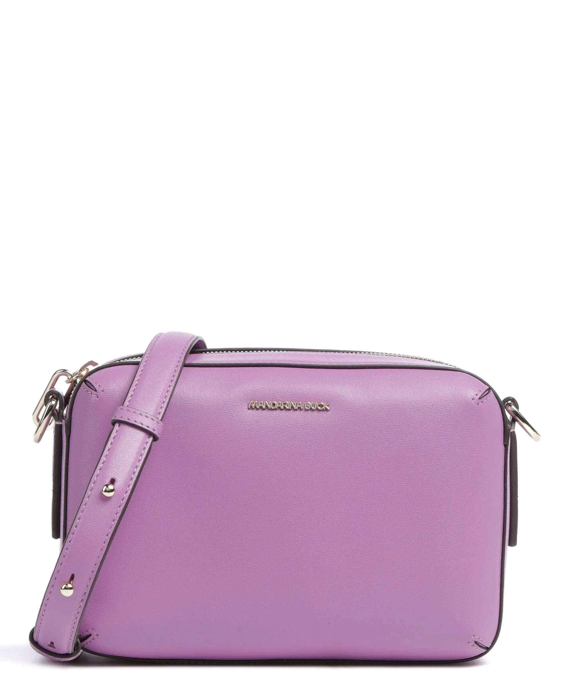  Mandarina Duck Luna Borsa a tracolla pelle di vitello finemente grana viola  