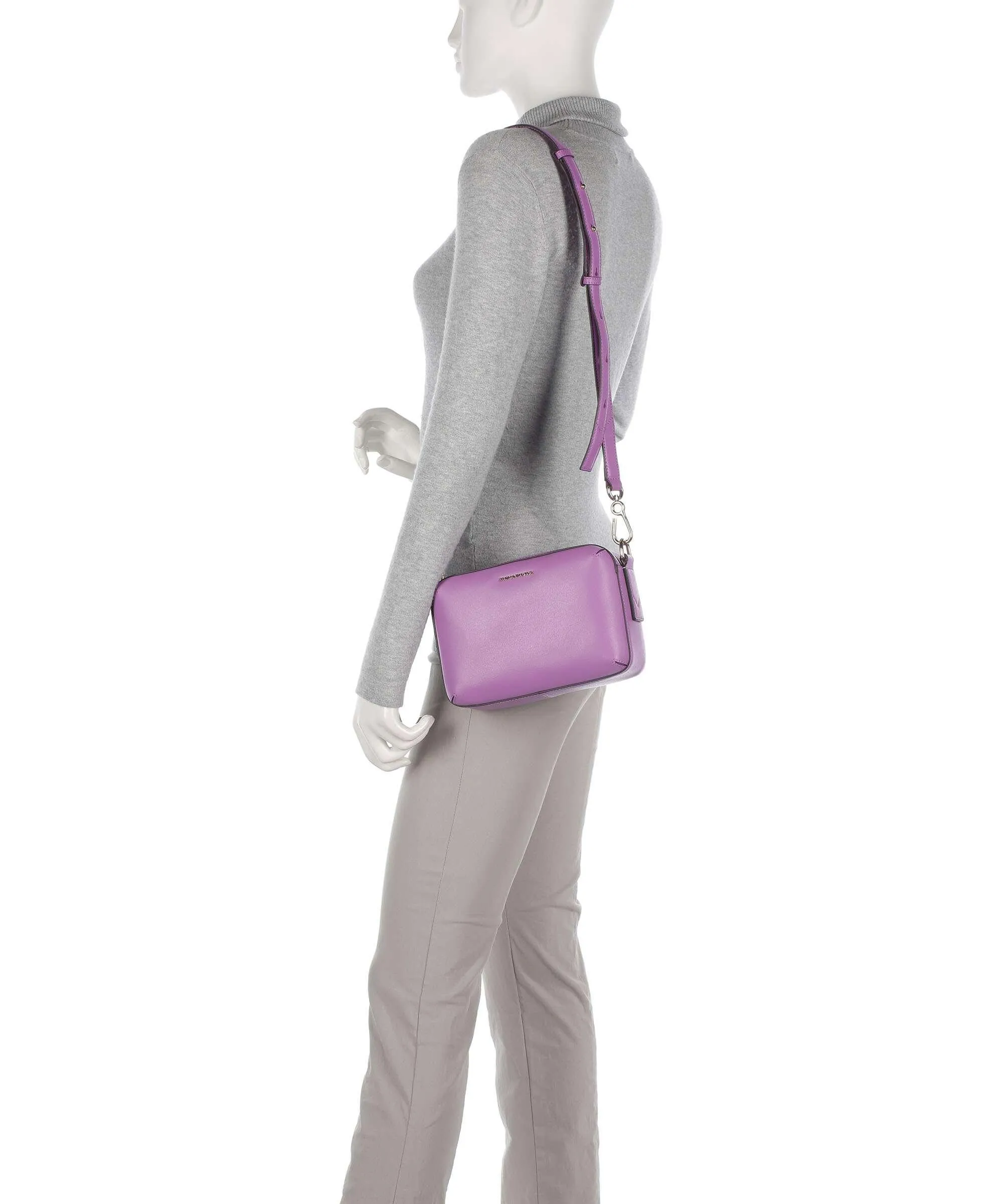  Mandarina Duck Luna Borsa a tracolla pelle di vitello finemente grana viola  