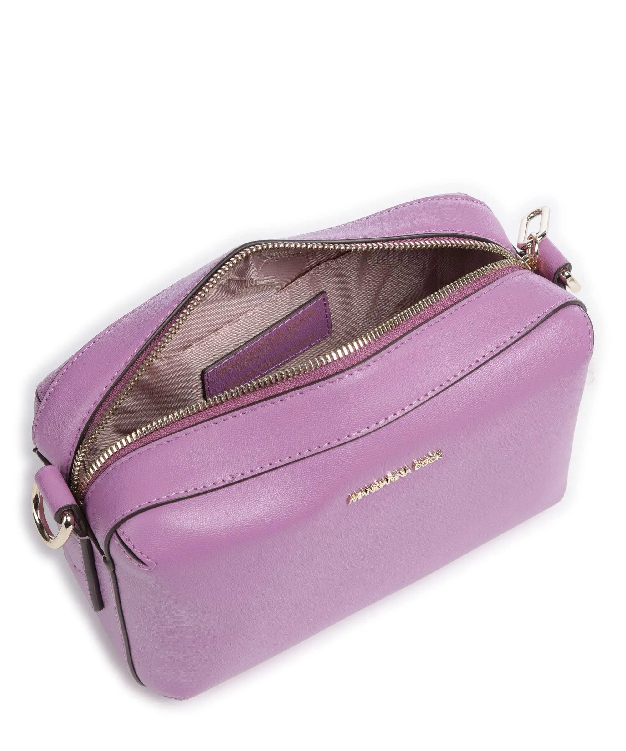  Mandarina Duck Luna Borsa a tracolla pelle di vitello finemente grana viola  