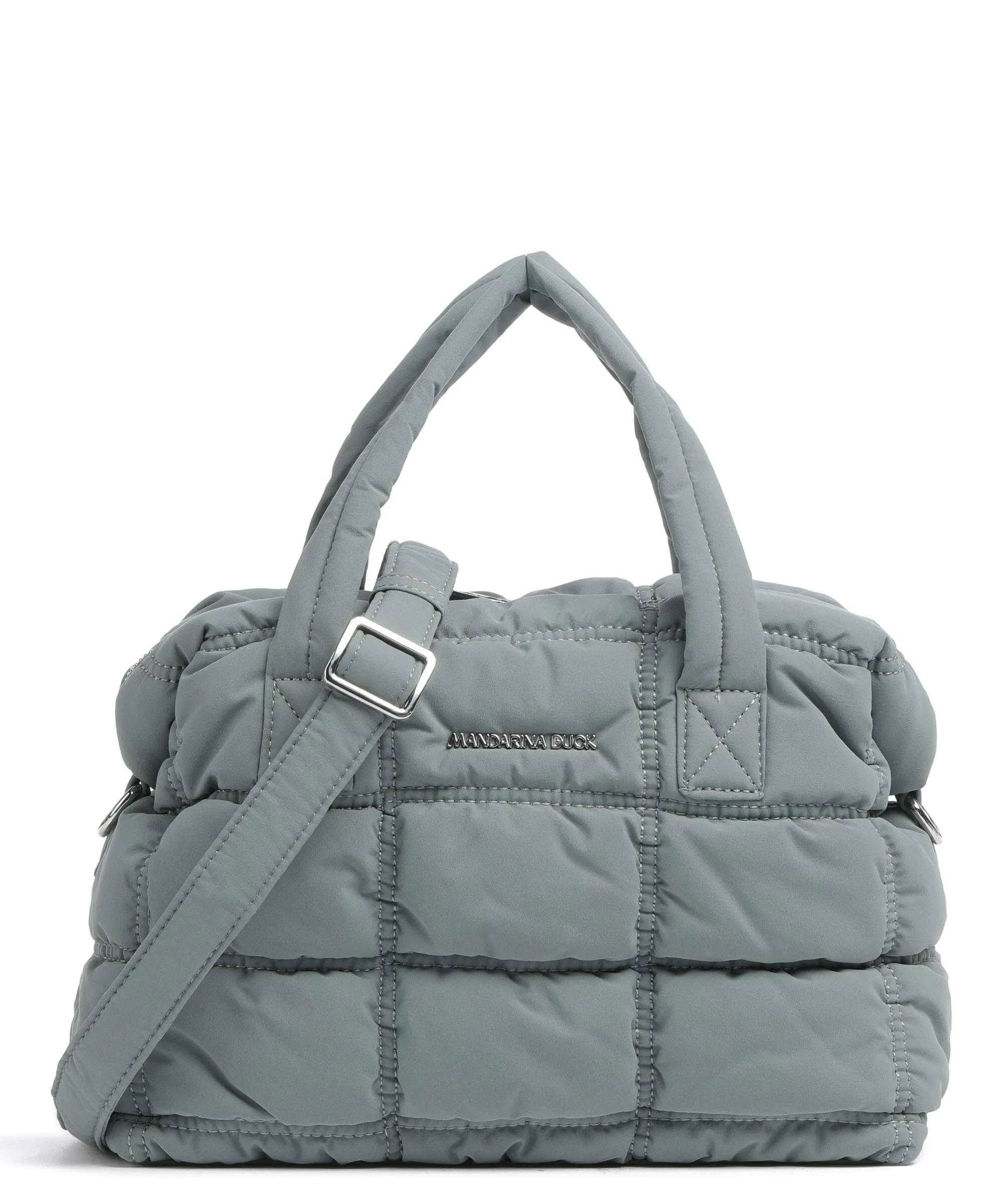  Mandarina Duck Pillow Dream Borsa a mano nylon verde blu  