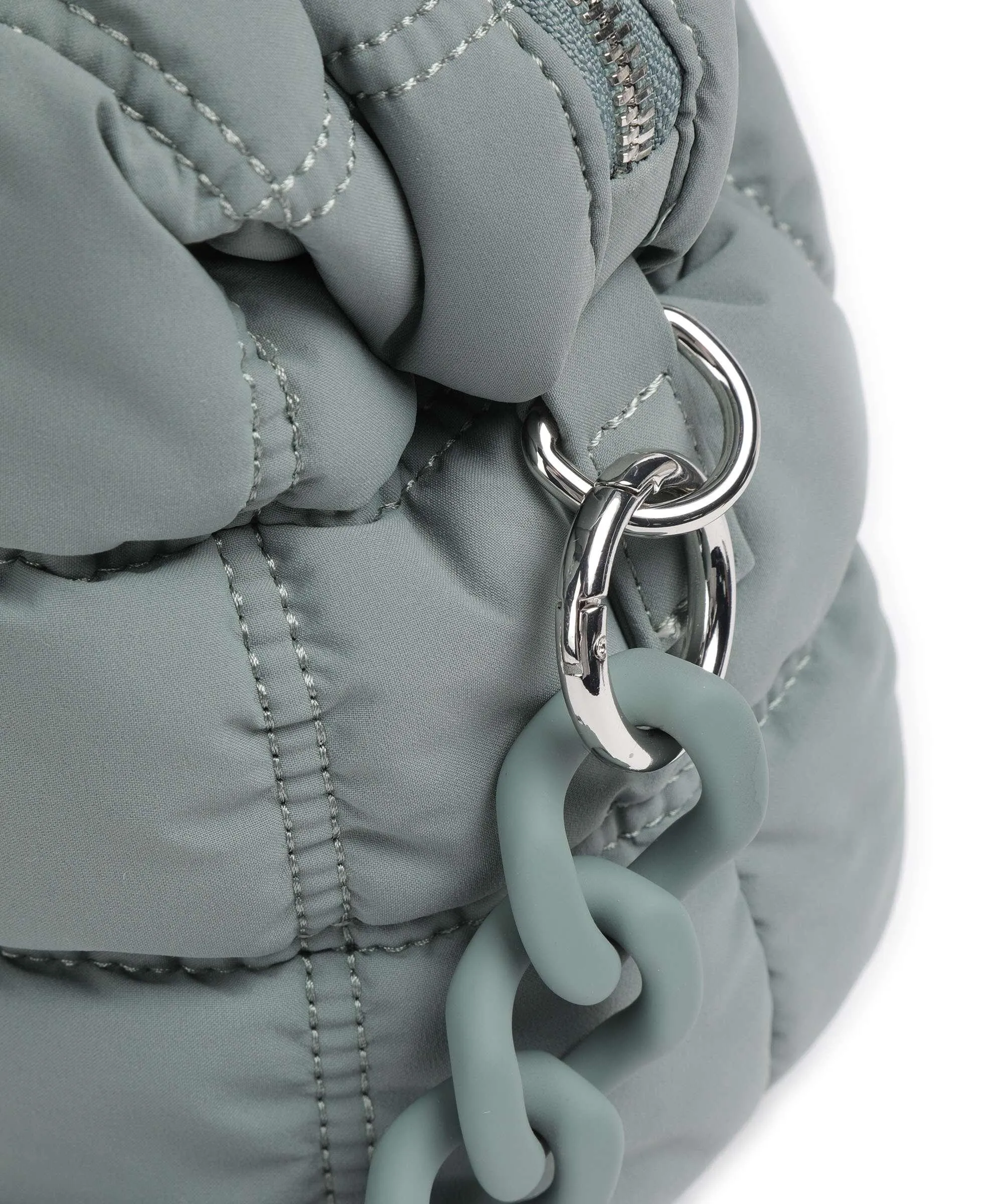  Mandarina Duck Pillow Dream Borsa a mano nylon verde blu  