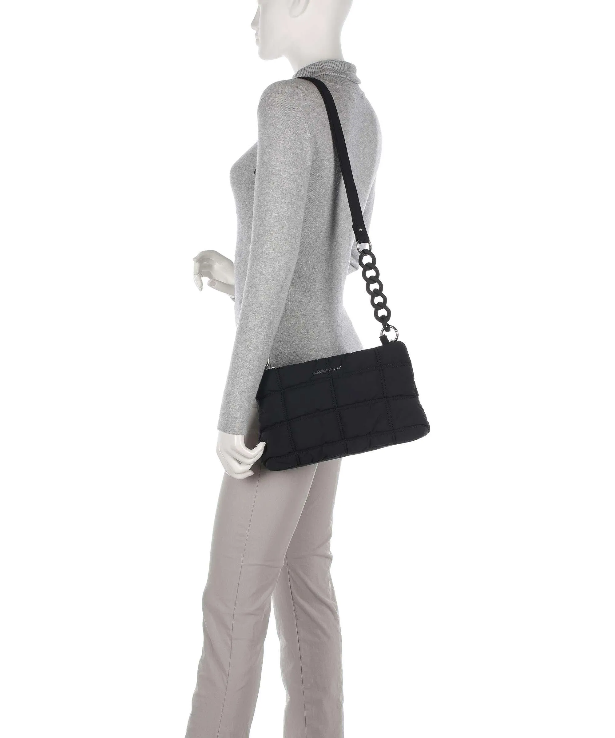  Mandarina Duck Pillow Dream Borsa a spalla nylon nero  