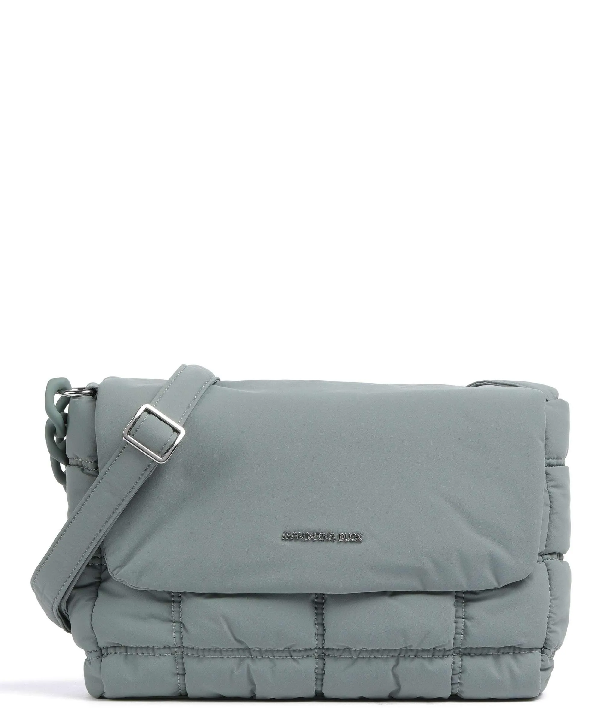  Mandarina Duck Pillow Dream Borsa a spalla nylon verde blu  
