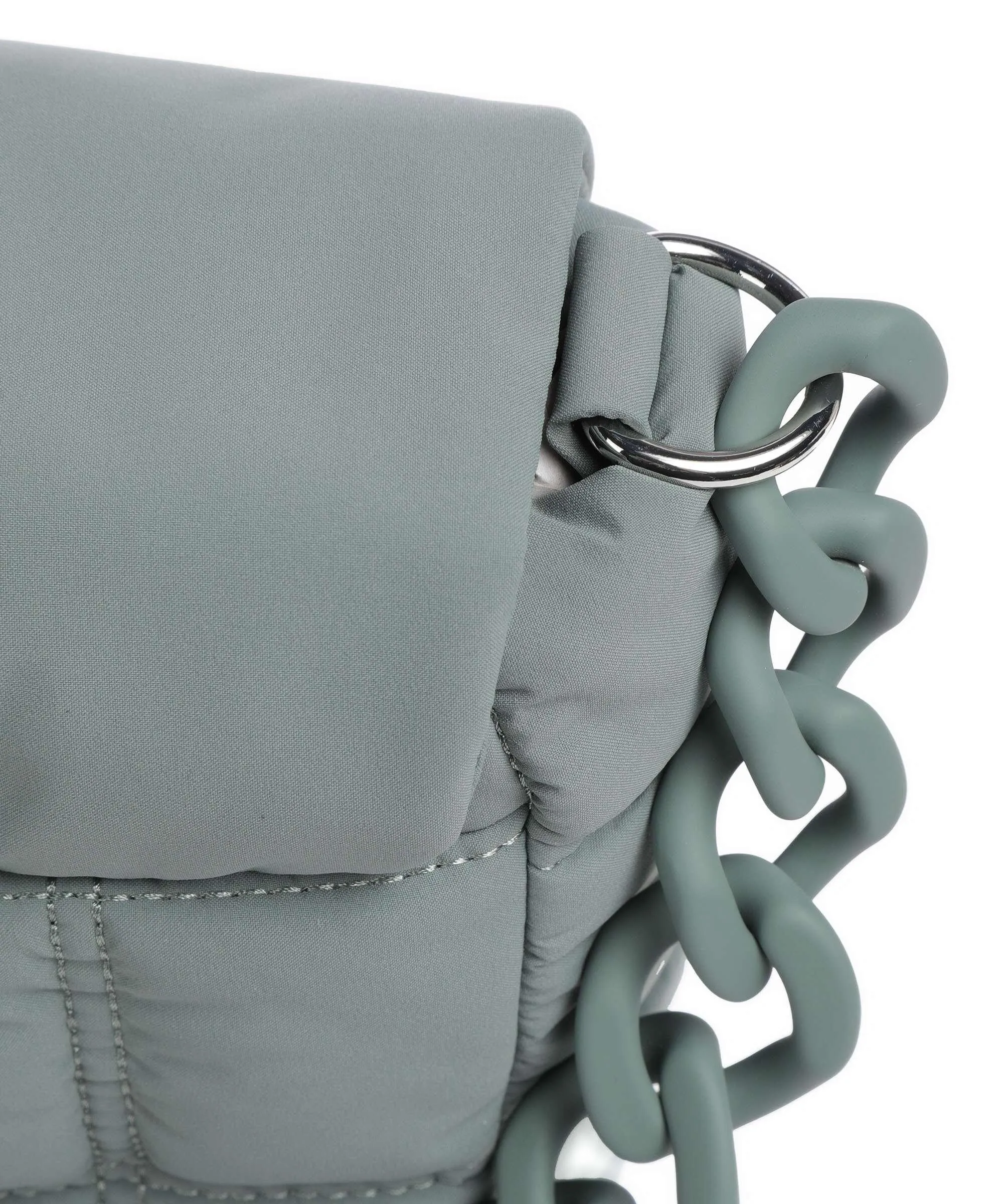  Mandarina Duck Pillow Dream Borsa a spalla nylon verde blu  
