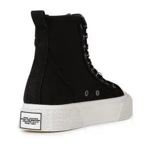 Marc Jacobs 'The High Top' Black Tela Sneakers Black 