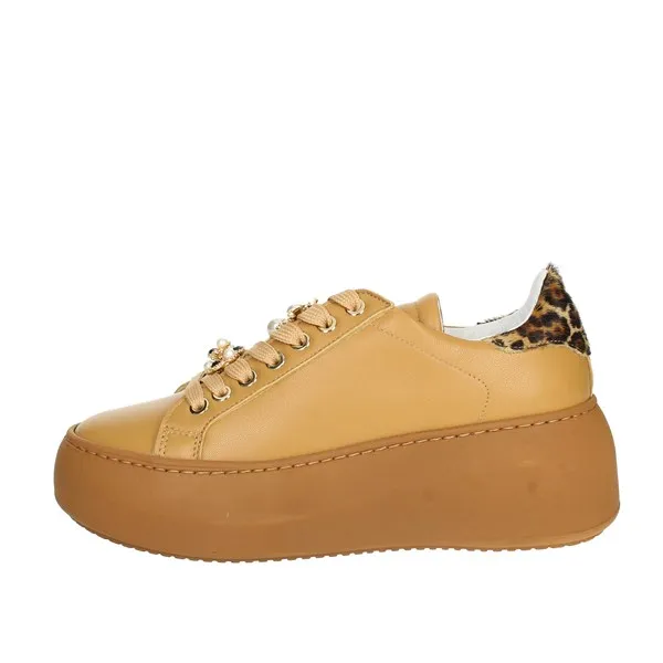 MELINE  SNEAKERS BASSA CC12-ACC CUOIO