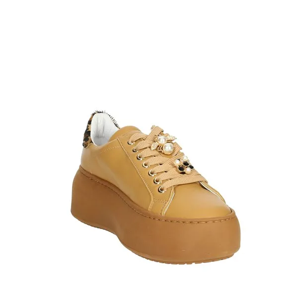 MELINE  SNEAKERS BASSA CC12-ACC CUOIO