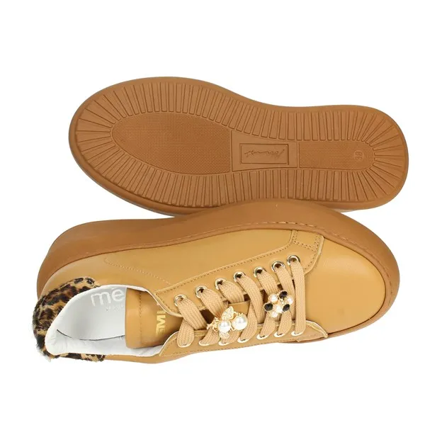 MELINE  SNEAKERS BASSA CC12-ACC CUOIO