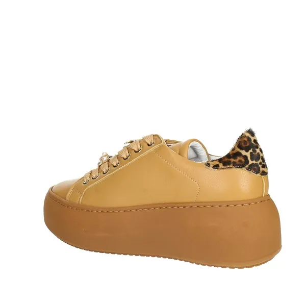 MELINE  SNEAKERS BASSA CC12-ACC CUOIO