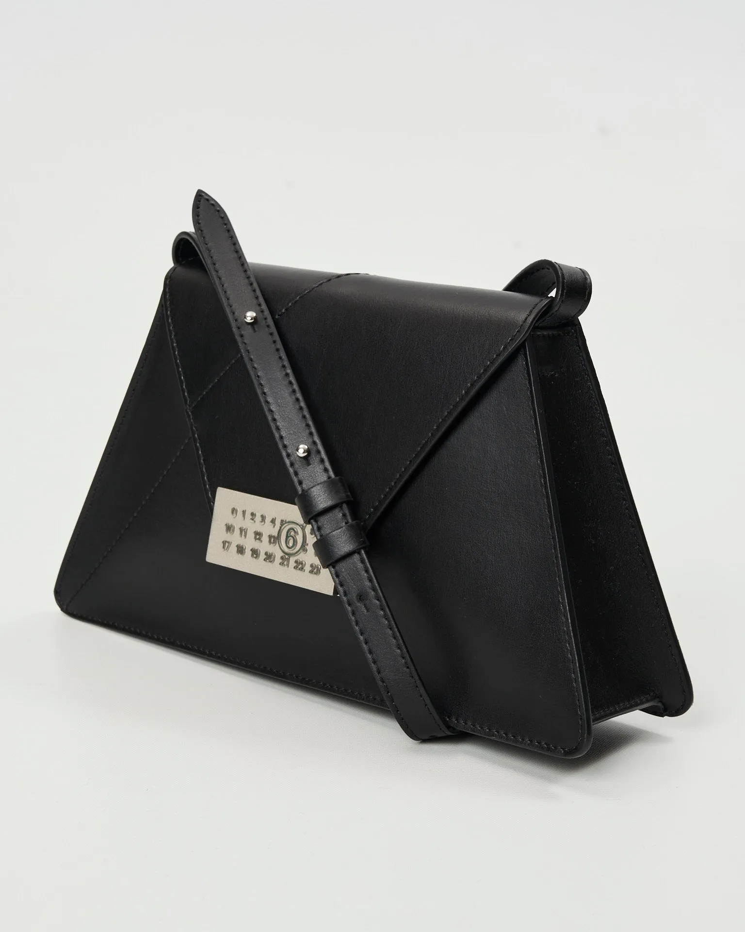 MM6 Margiela borsetta  logo metallo grigio