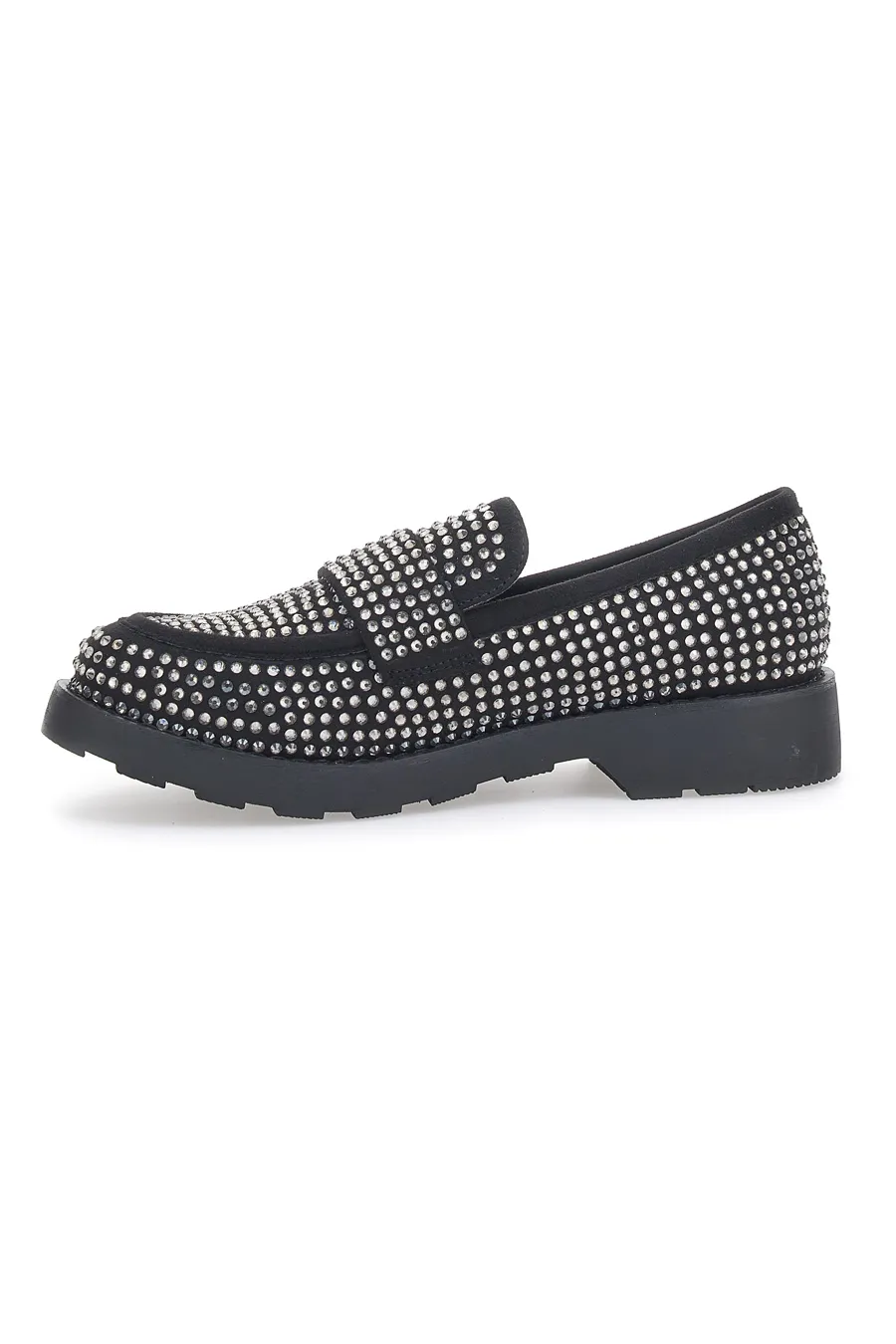Mocassini Pittarello Glam 1102 Nero Strass